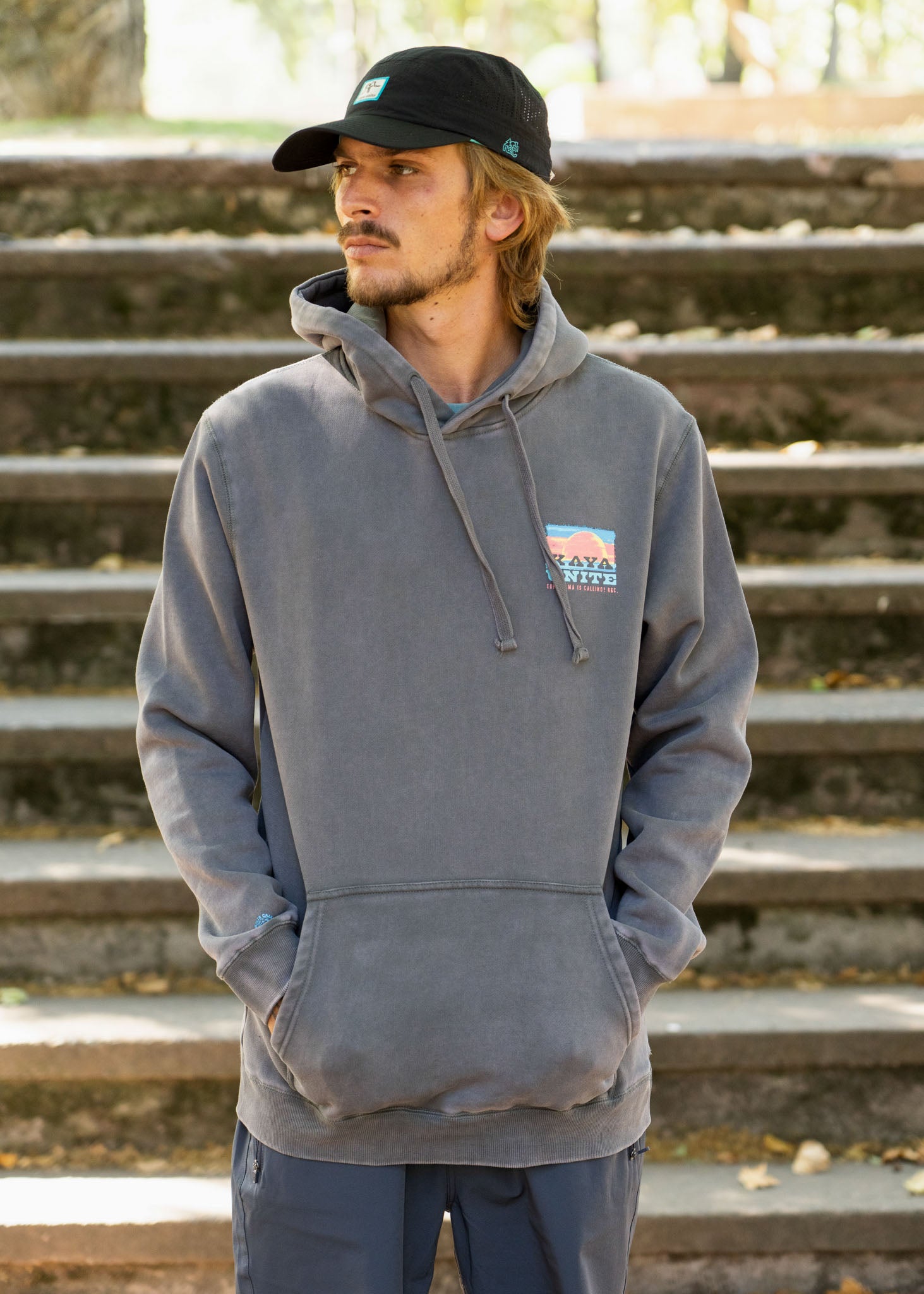 Polerón Hoodie Protect Gris