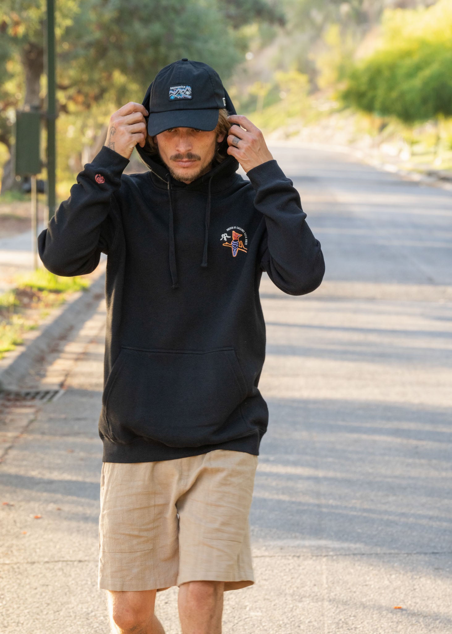 Polerón Hoodie Puesco Negro