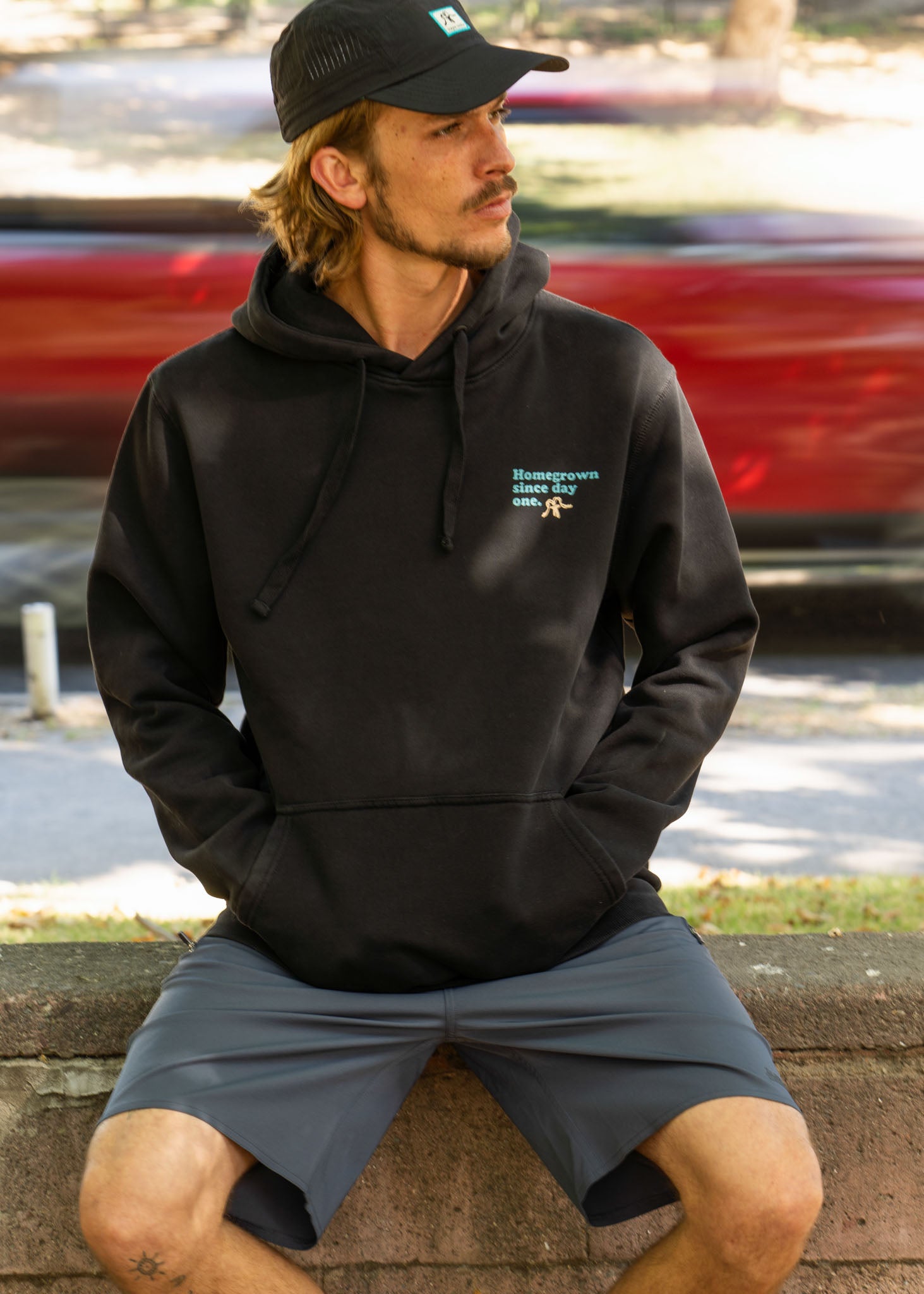 Polerón Hoodie Stuff Negro