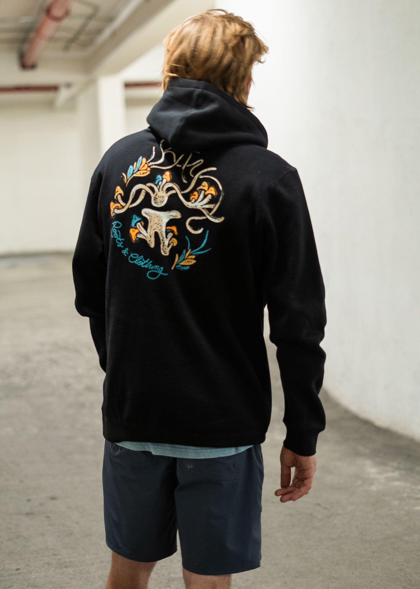 Polerón Hoodie Roots Negro