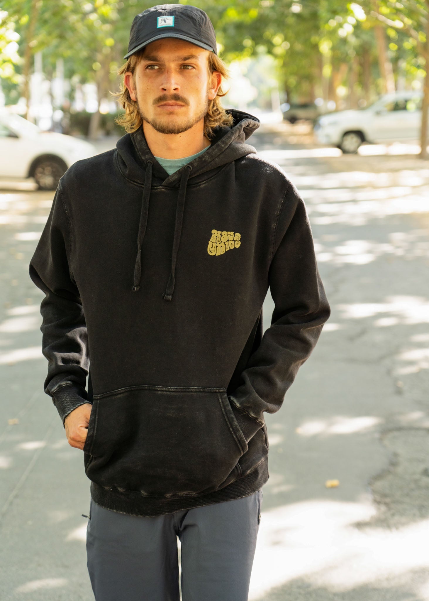 Polerón Hoodie True Life Negro