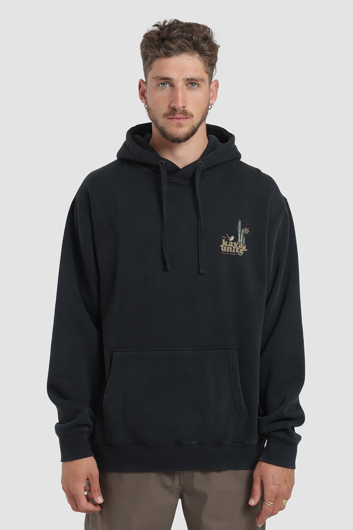 Polerón Hoodie Diseño Pan De Azúcar Hombre - Negro
