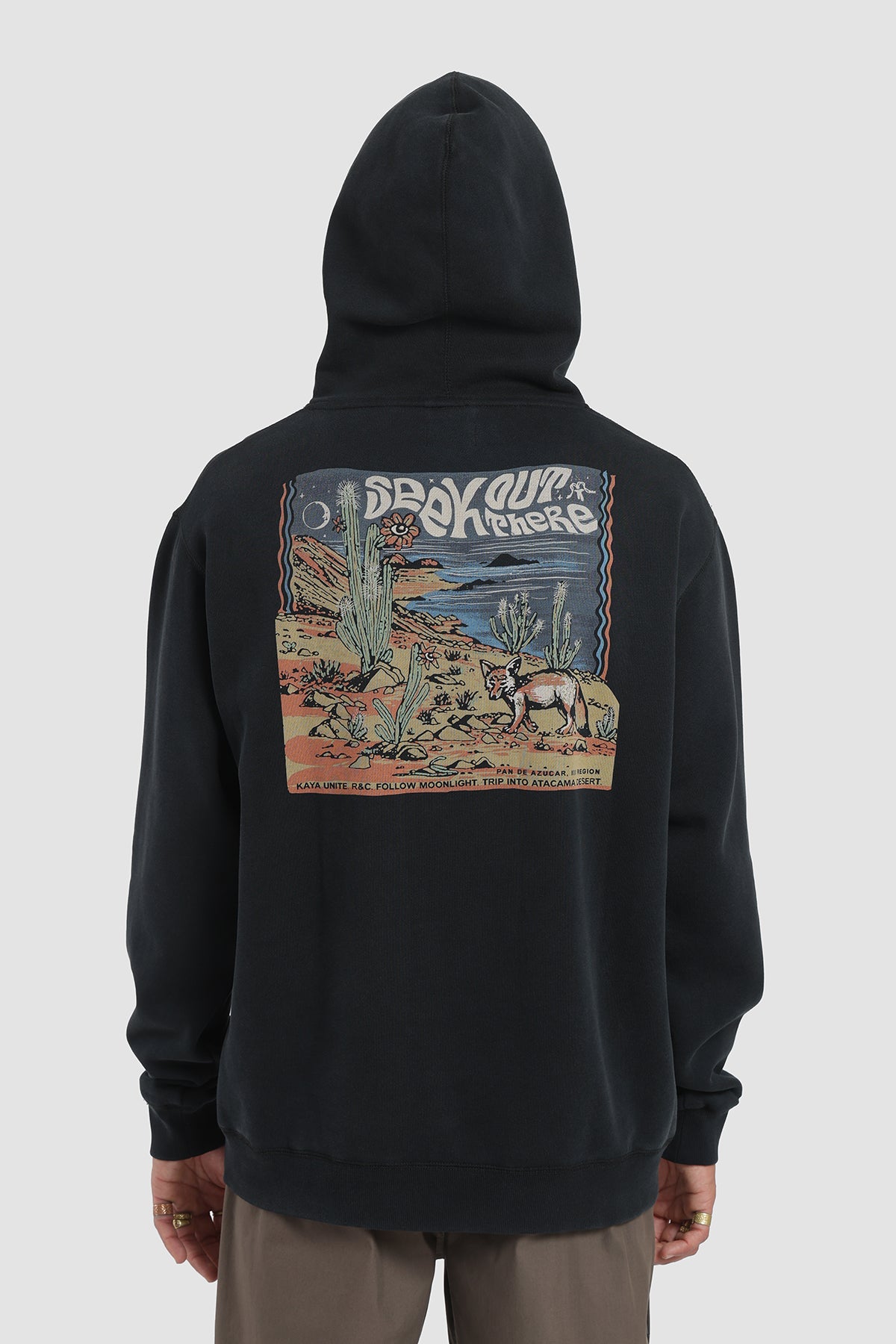 Polerón Hoodie Diseño Pan De Azúcar Hombre - Negro