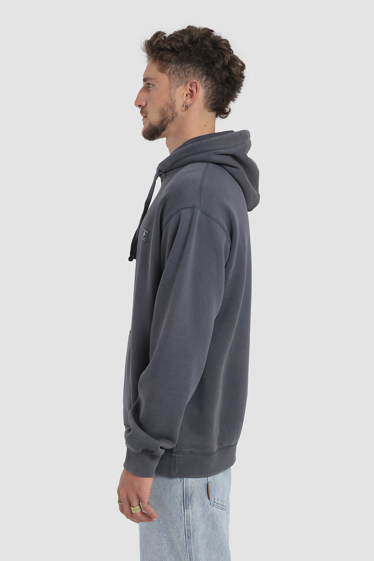 Polerón Hoodie Daily Hombre - Azul Marino