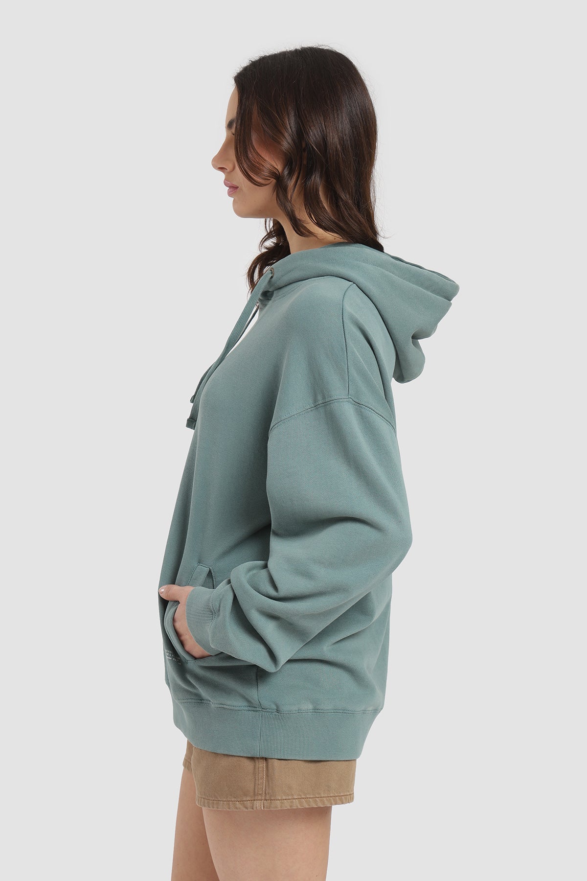 Polerón Hoodie Daily Mujer - Petróleo