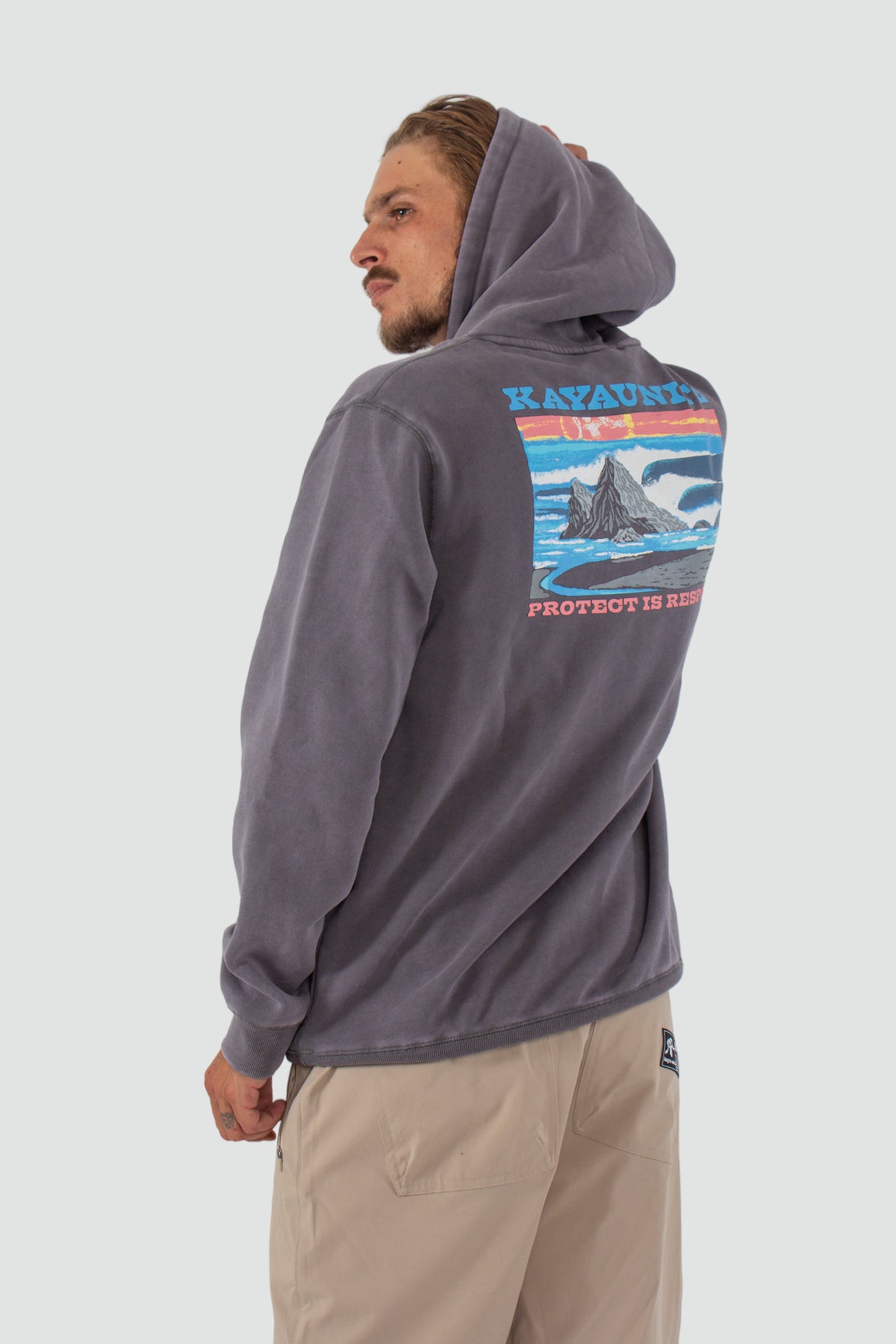 Polerón Hoodie Protect Gris