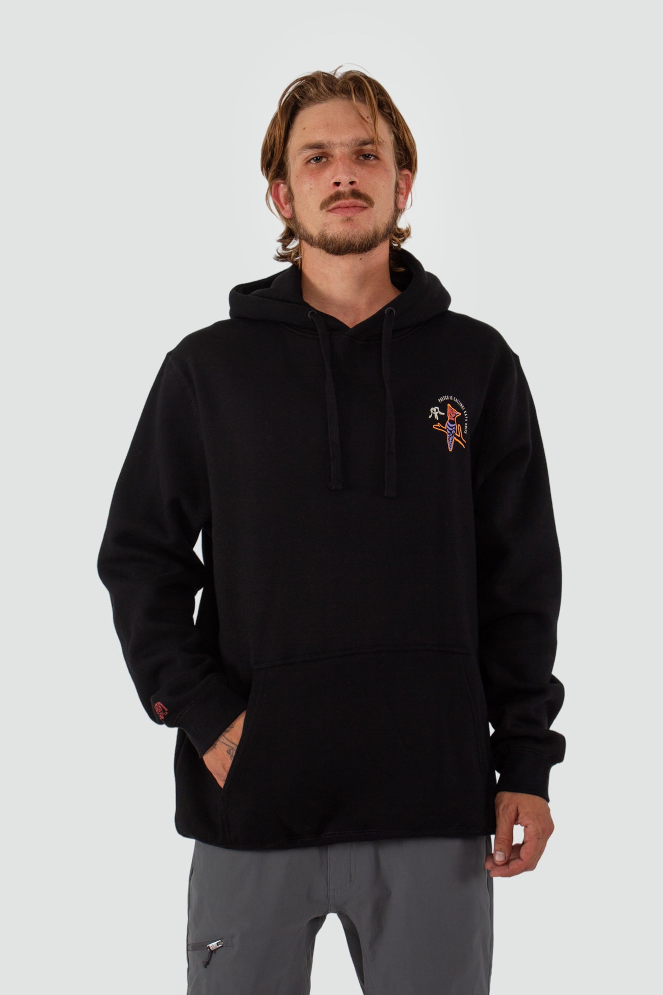 Polerón Hoodie Puesco Negro