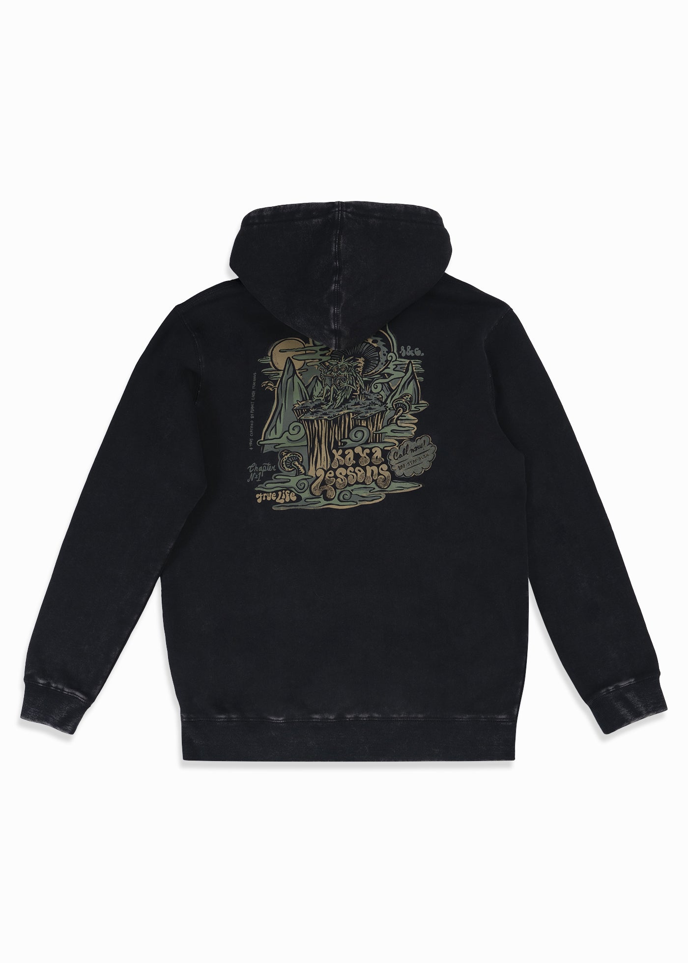 Polerón Hoodie True Life Negro