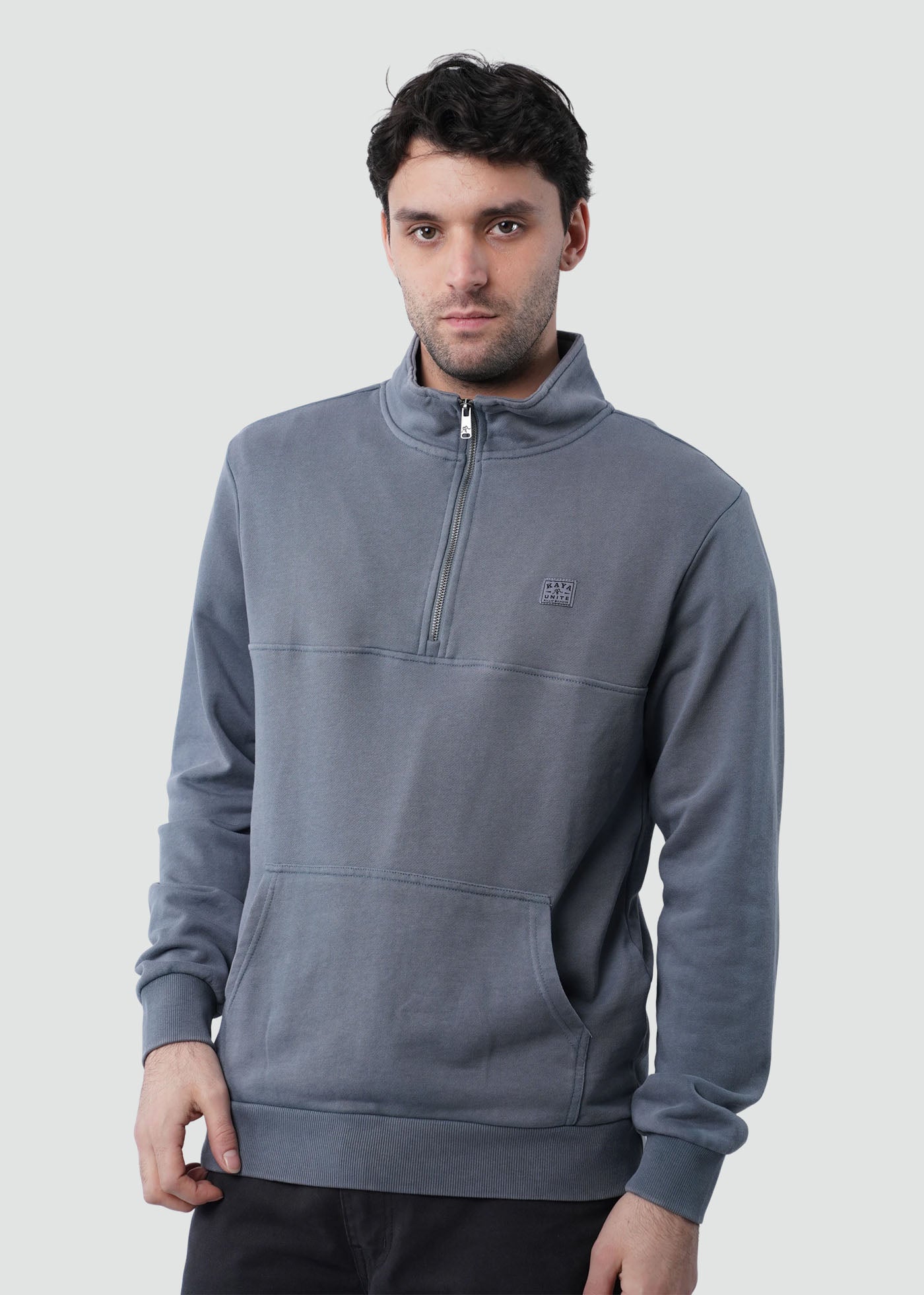 Polerón Half Zip Hombre - Navy