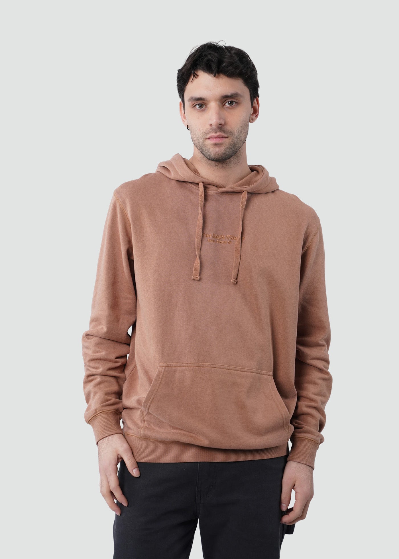 Polerón Hoodie Hombre Daily - Café