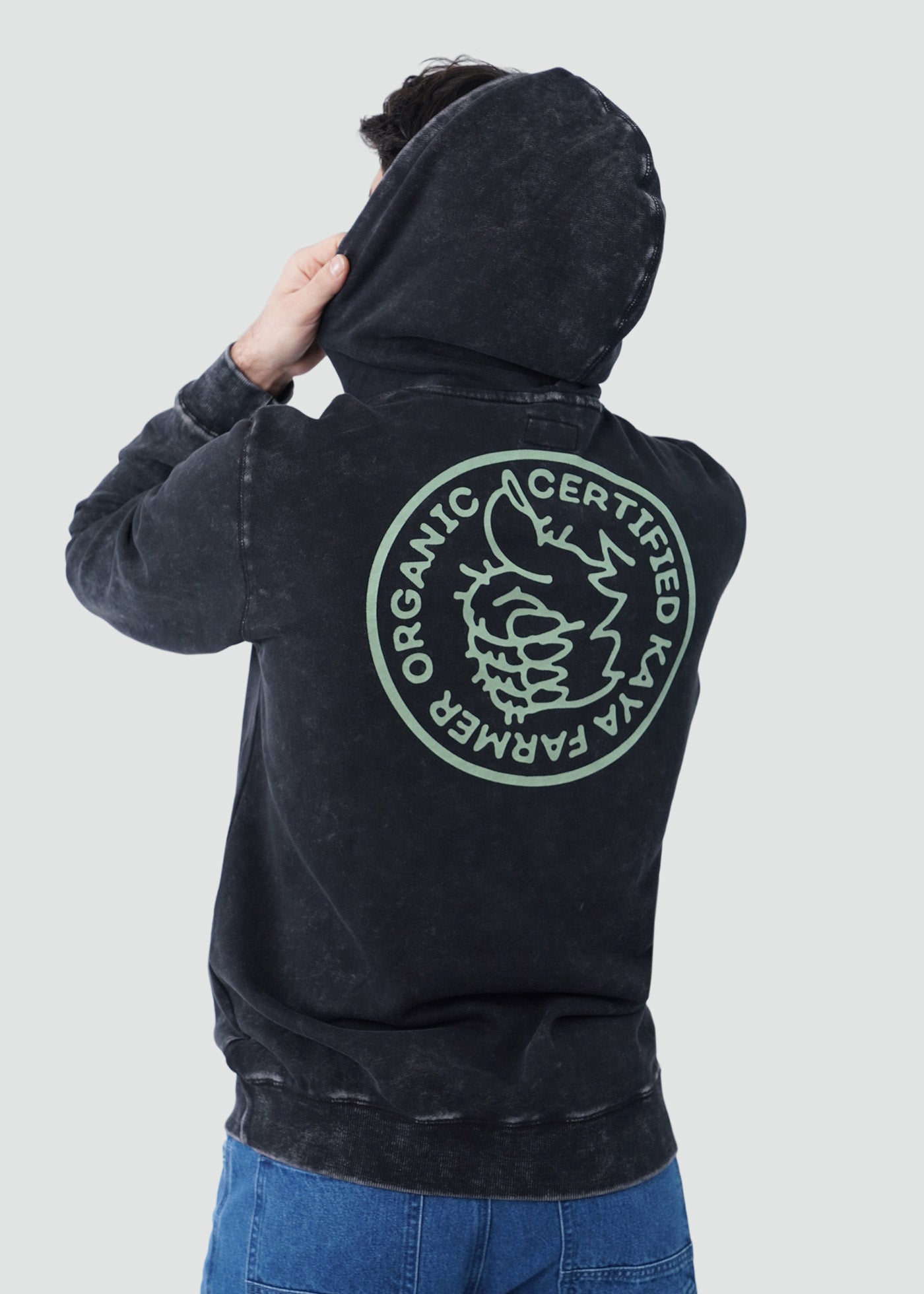 Polerón Hoodie Hombre Farmer - Negro