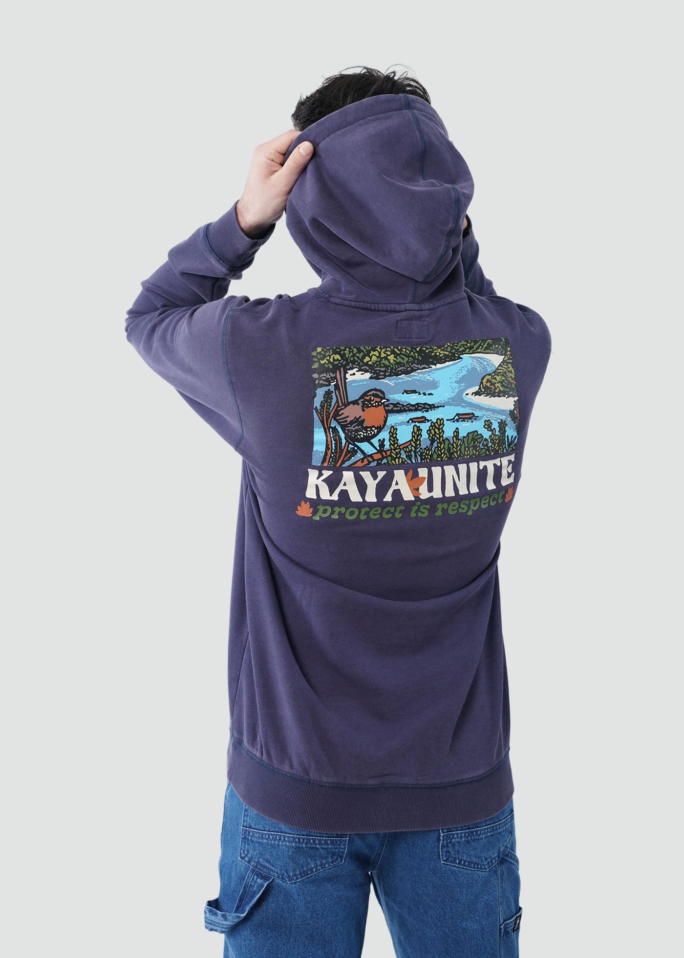 Polerón Hoodie Hombre Chucao - Navy