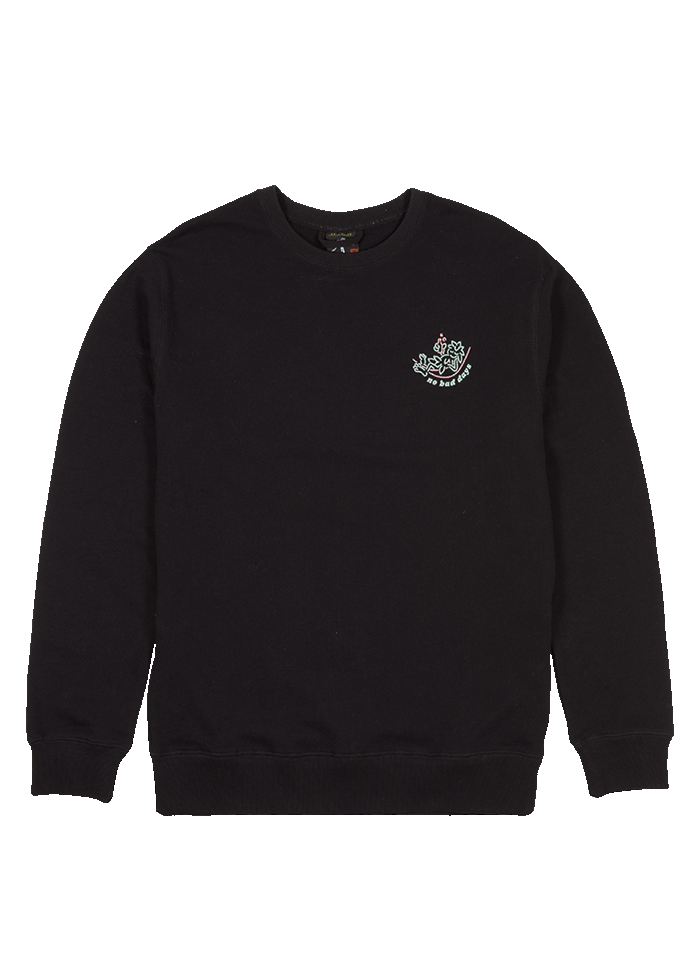 Polerón Crewneck No Bad Black