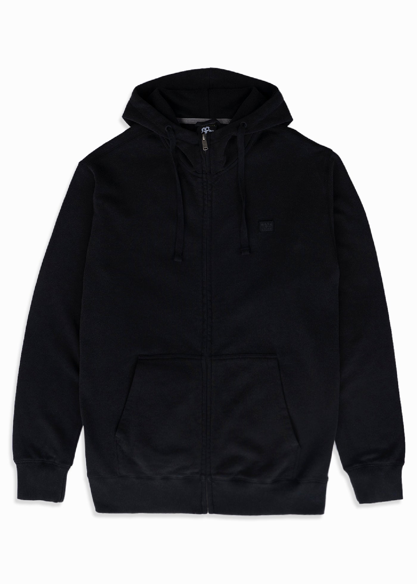 Polerón Full Zip Solid Black