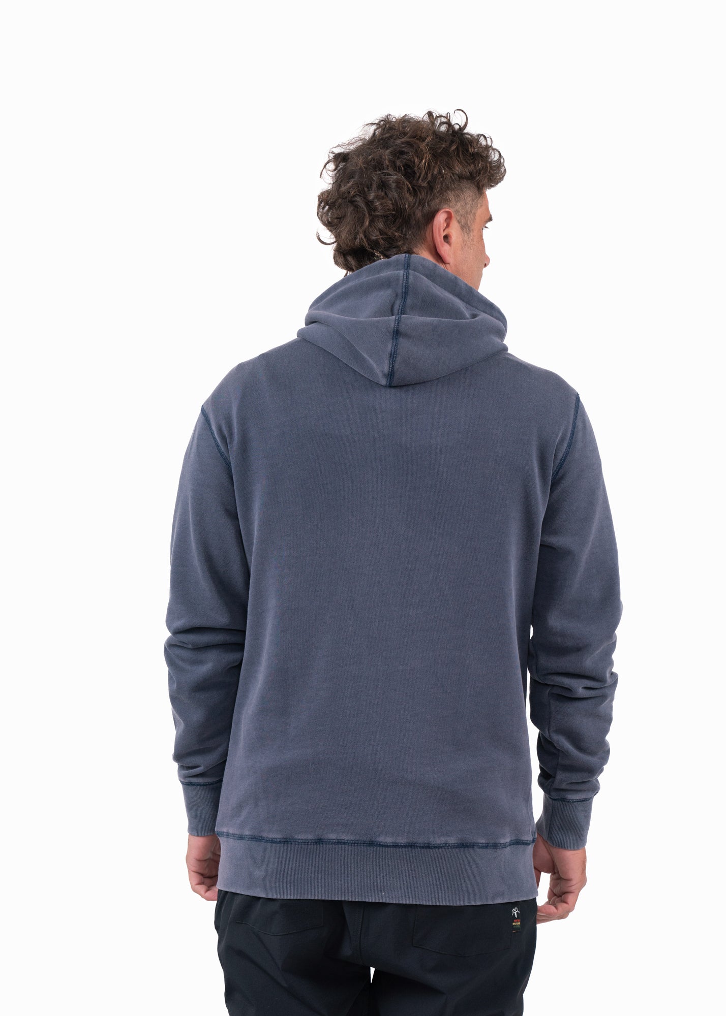 Polerón Full Zip Solid Navy