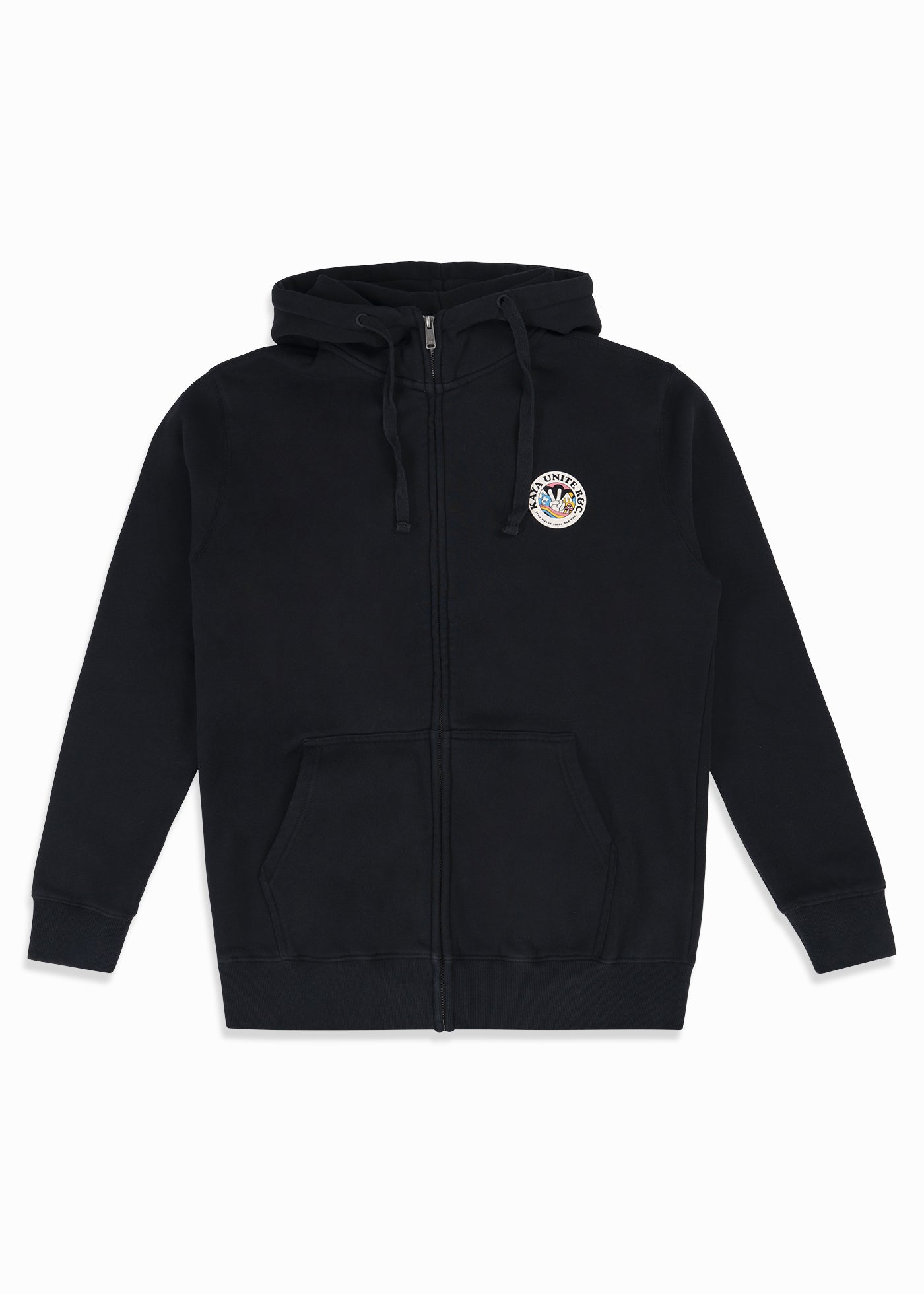 Polerón Full Zip Planet Negro