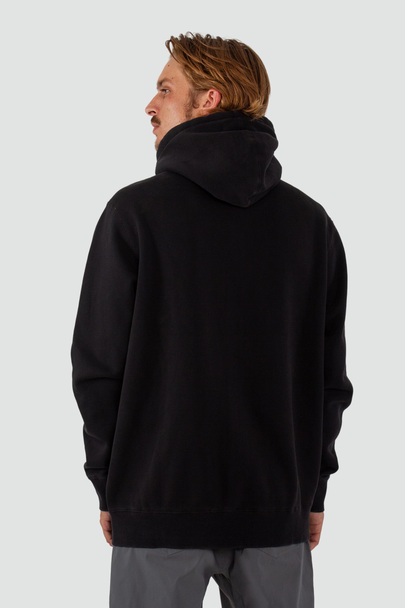 Polerón Full Zip Patch Negro