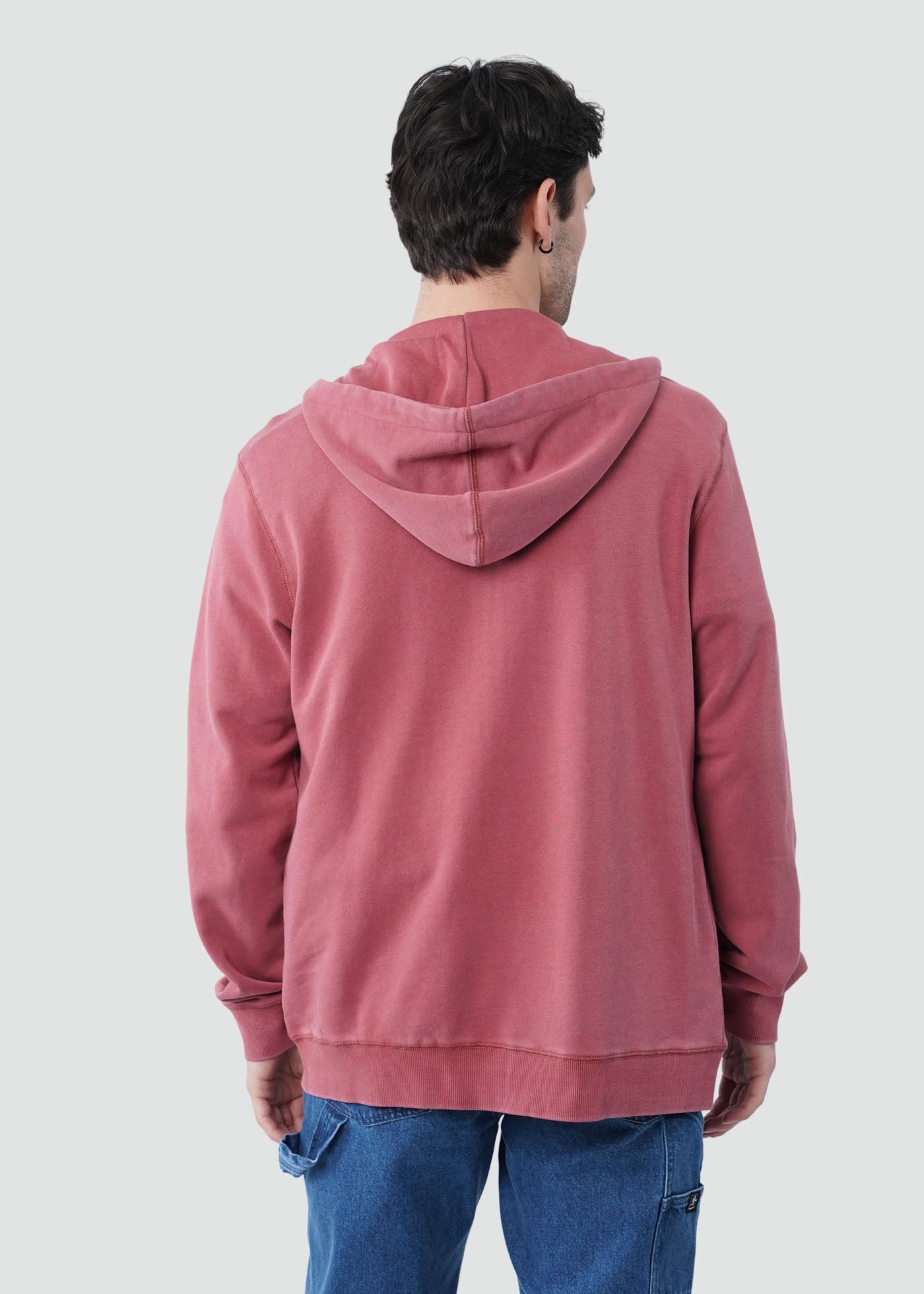 Polerón Full Zip Hombre Daily - Terracota