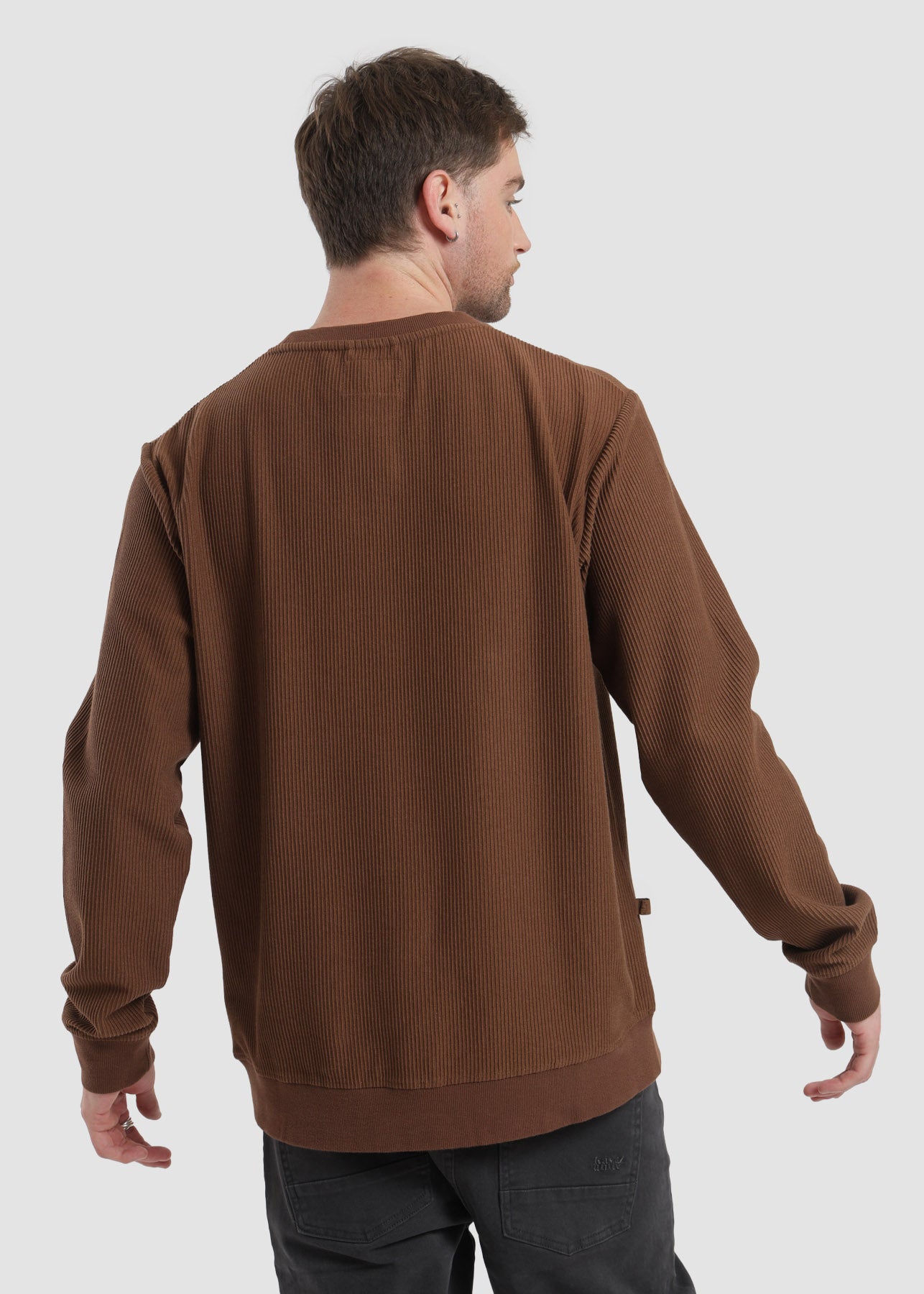 Polerón Cuello Redondo Corduroy Hombre