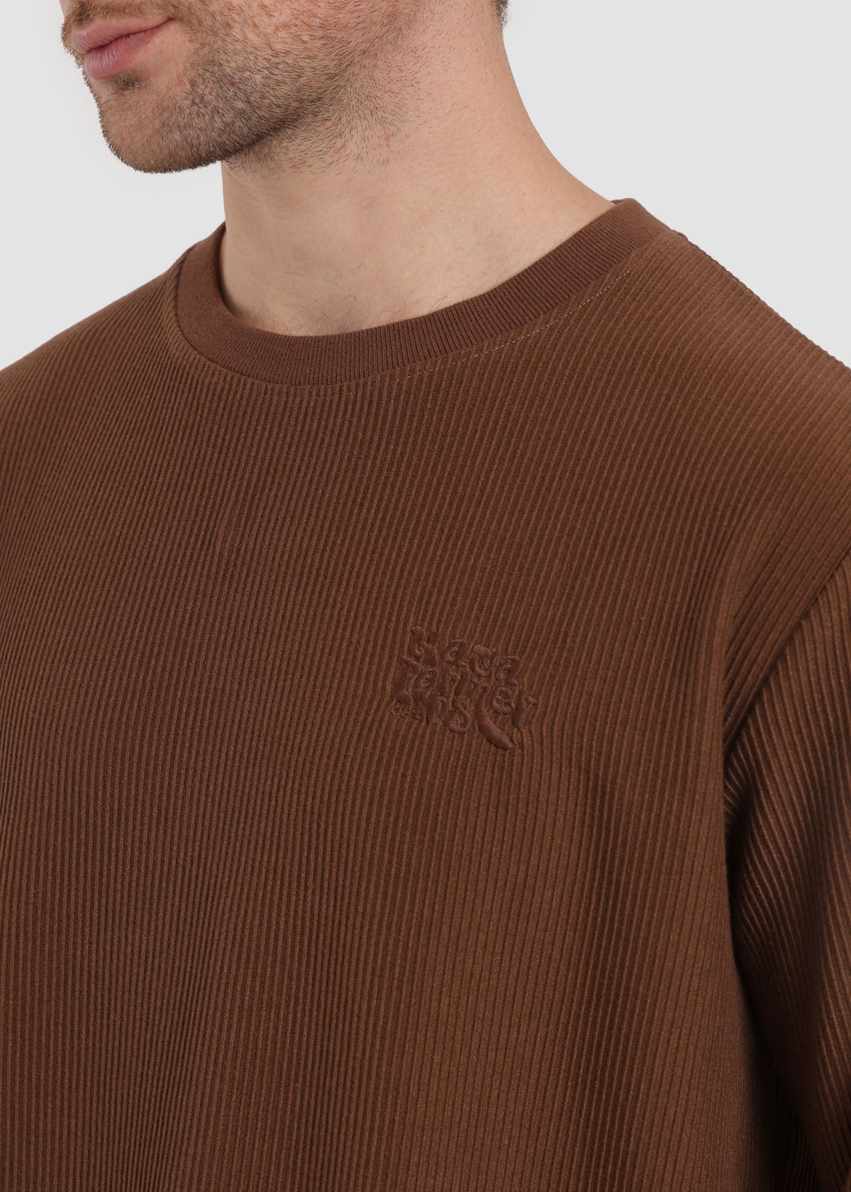 Polerón Cuello Redondo Corduroy Hombre