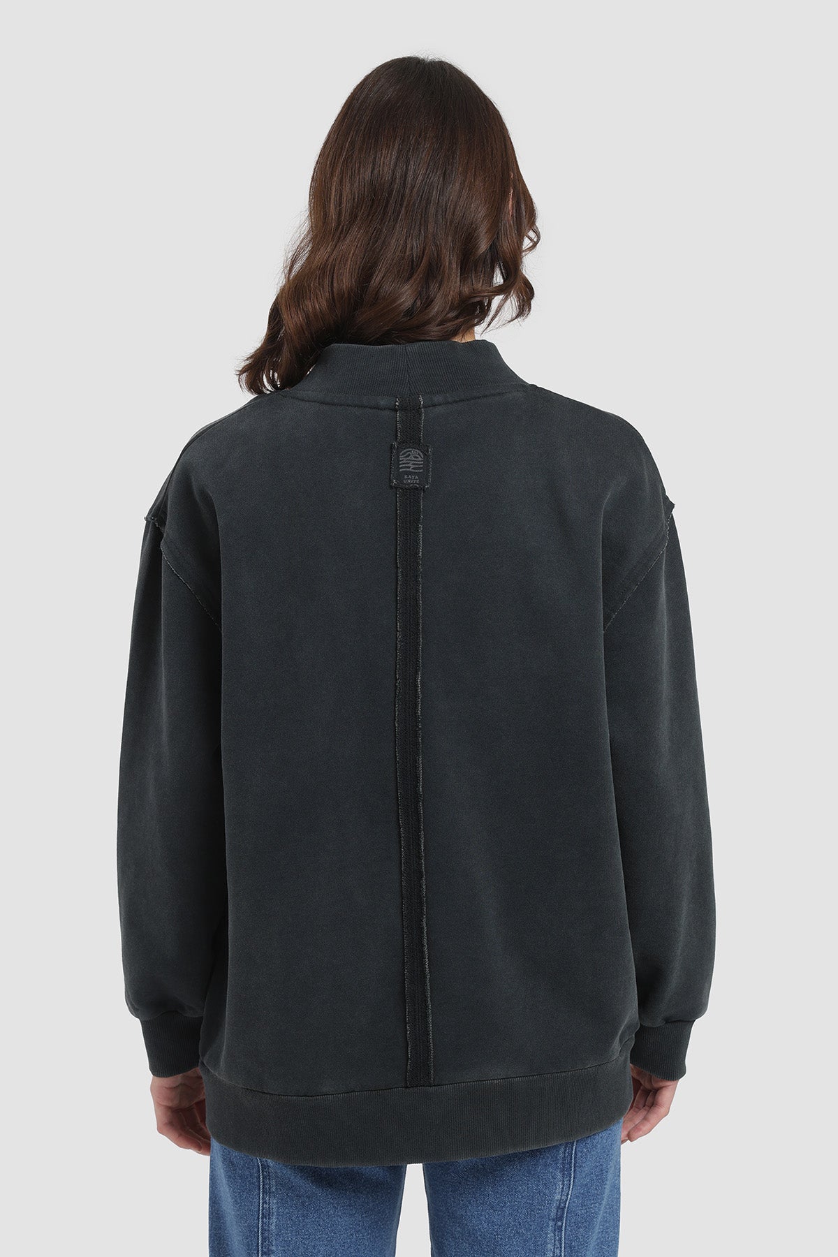 Polerón Cardigan Snaps Mujer - Negro