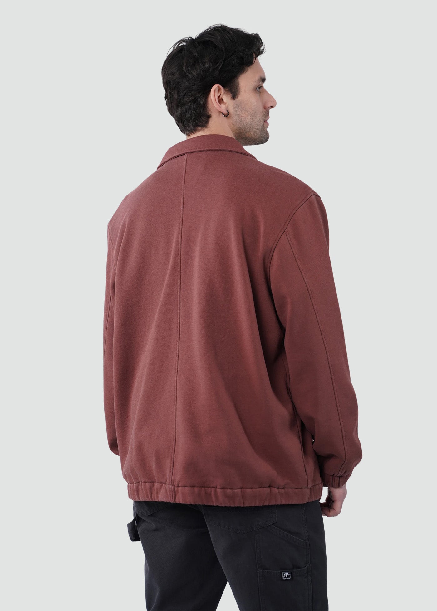 Chaqueta Hombre Jersey - Bordo