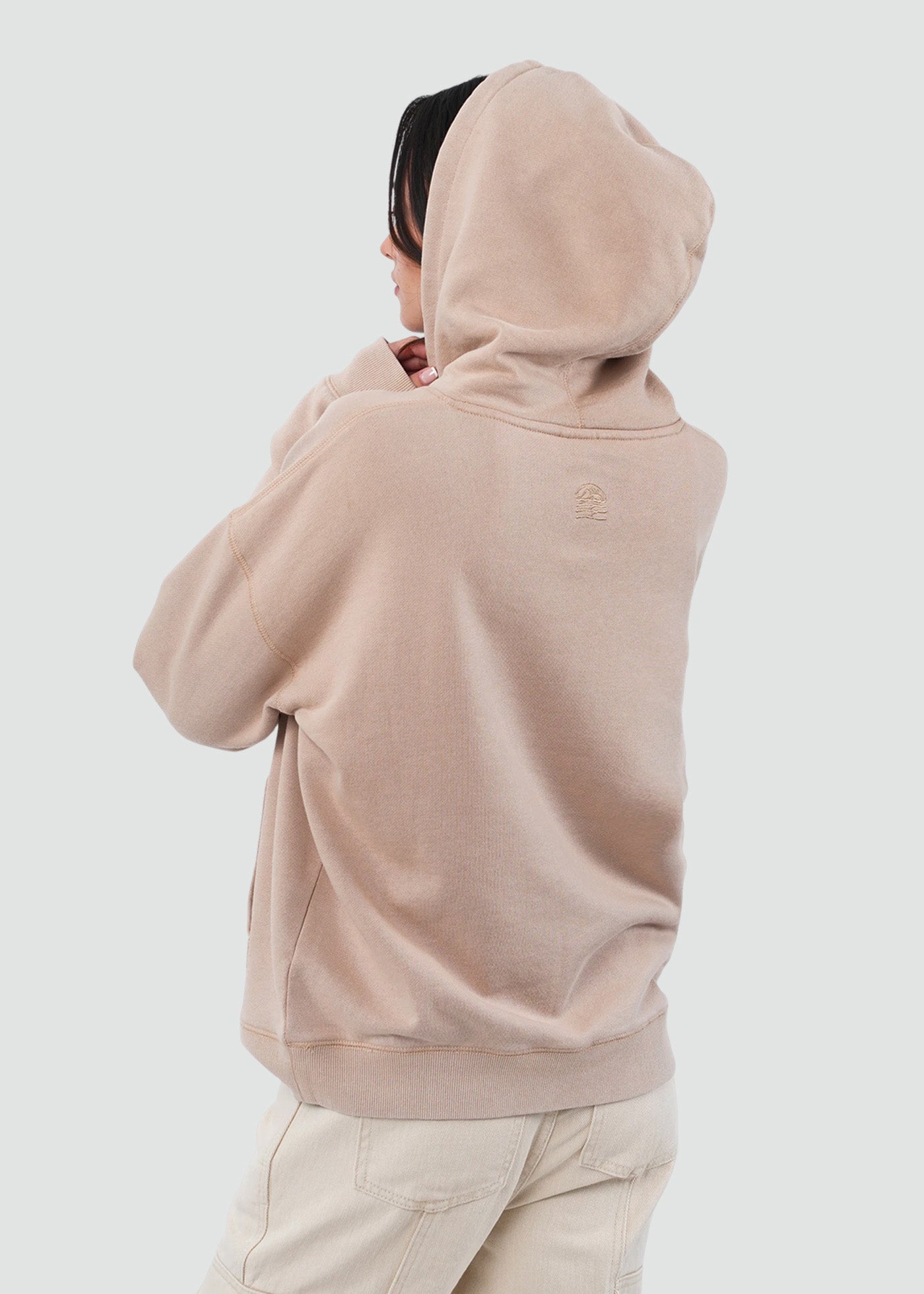 Polerón Hoodie Mujer Sun - Beige