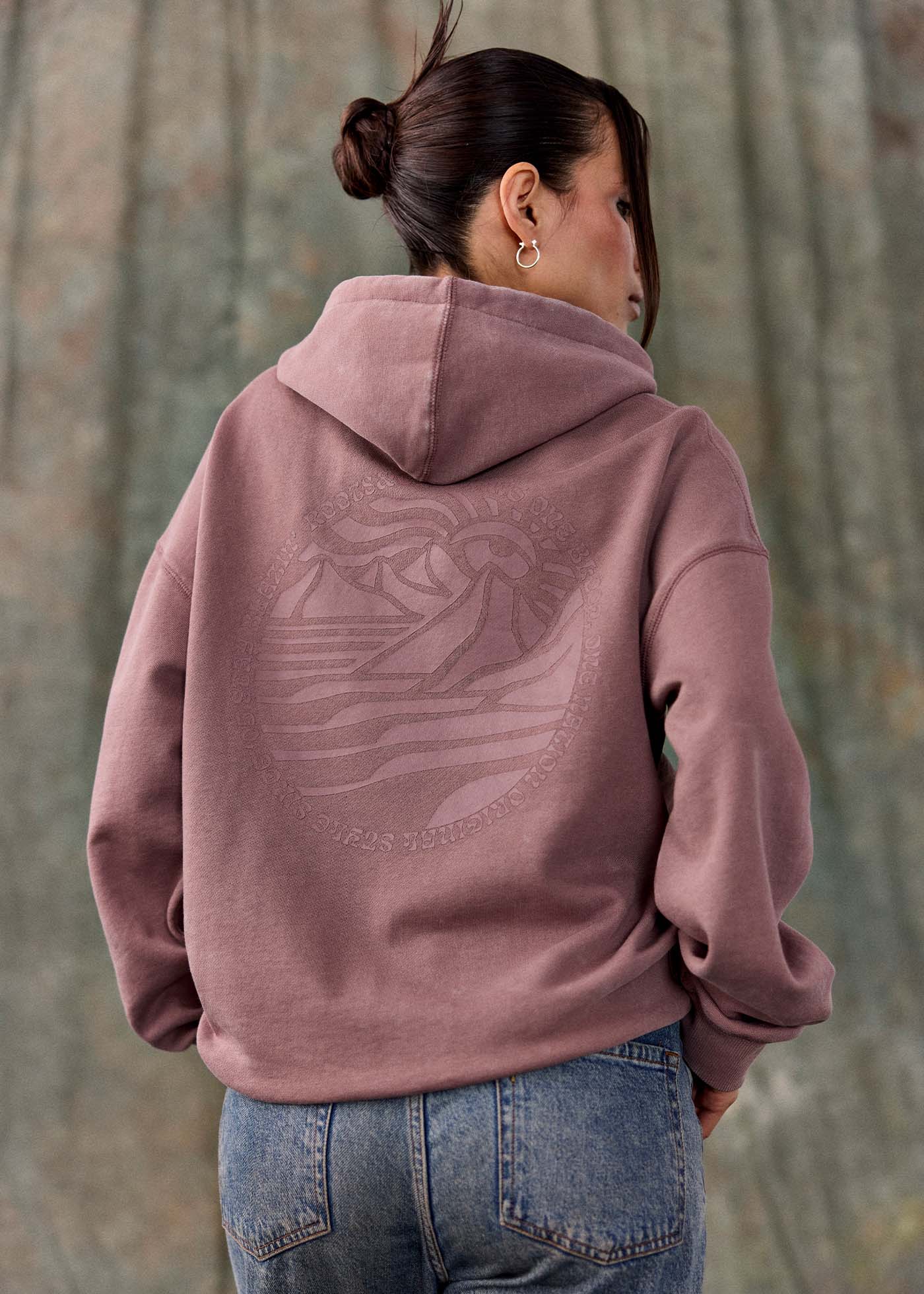 Polerón Hoodie Mujer Stay - Malva
