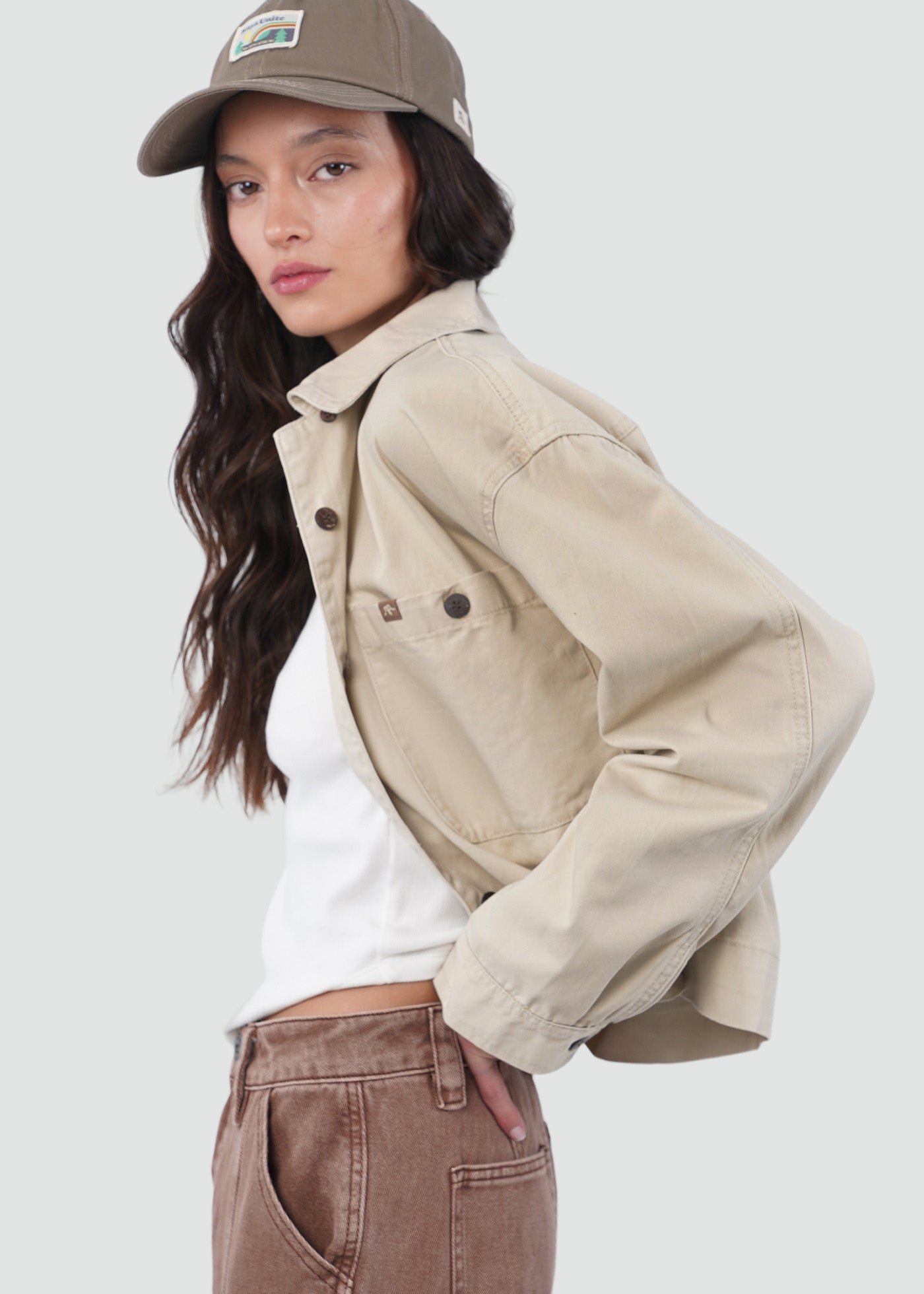 Sobrecamisa Mujer Boique - Ecru