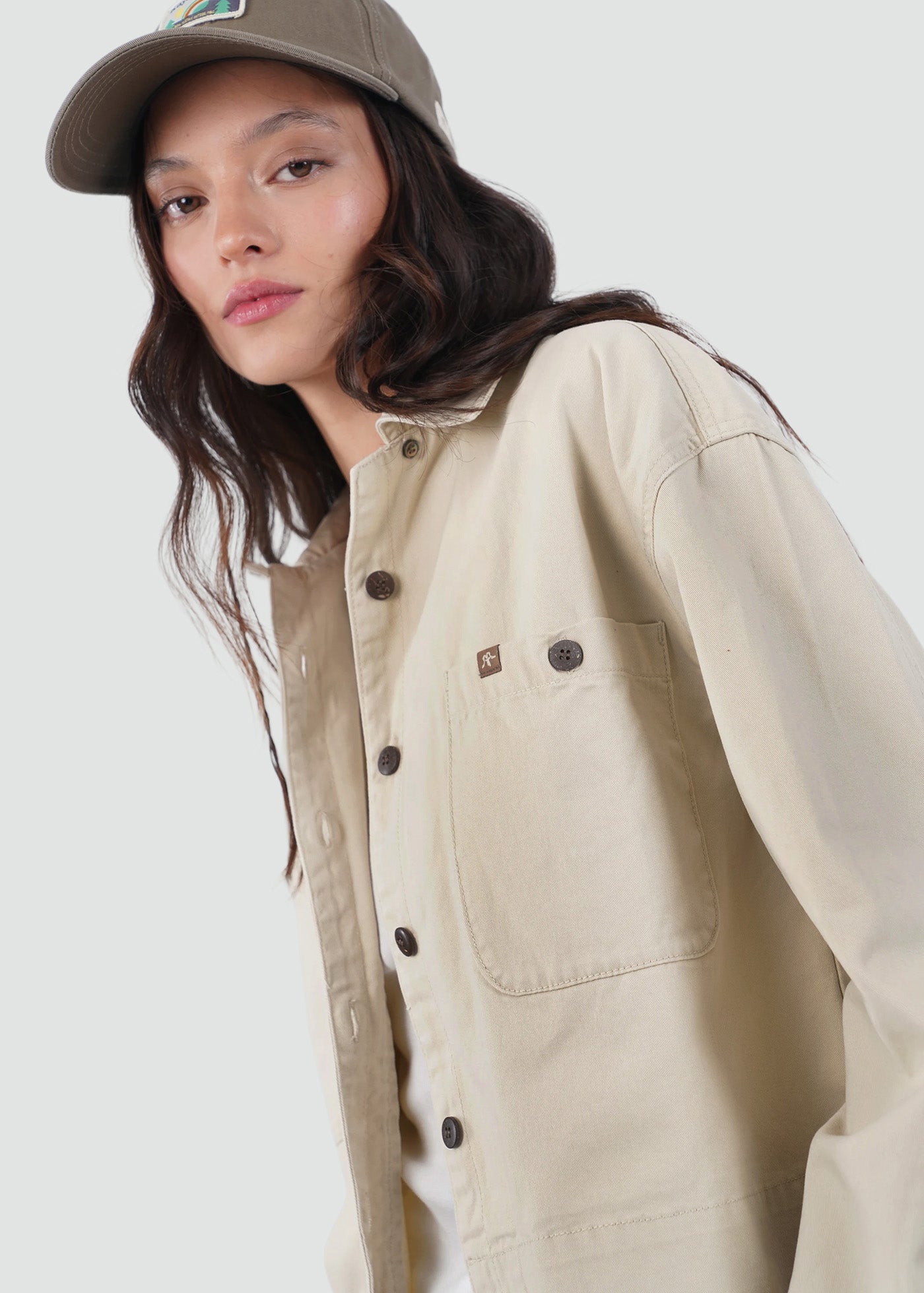 Sobrecamisa Mujer Boique - Ecru