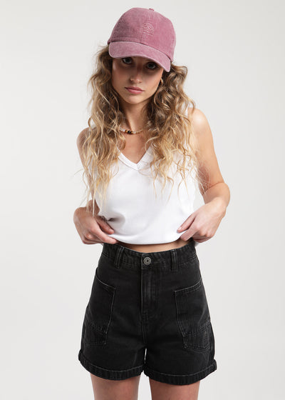 Short Algodón Alba Mujer - Negro Lavender