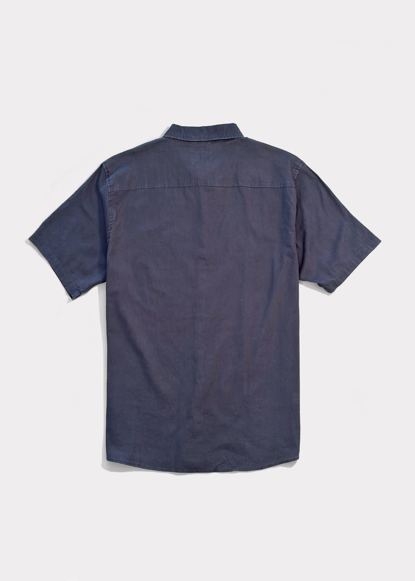 Camisa Cotton Solid Dark Blue