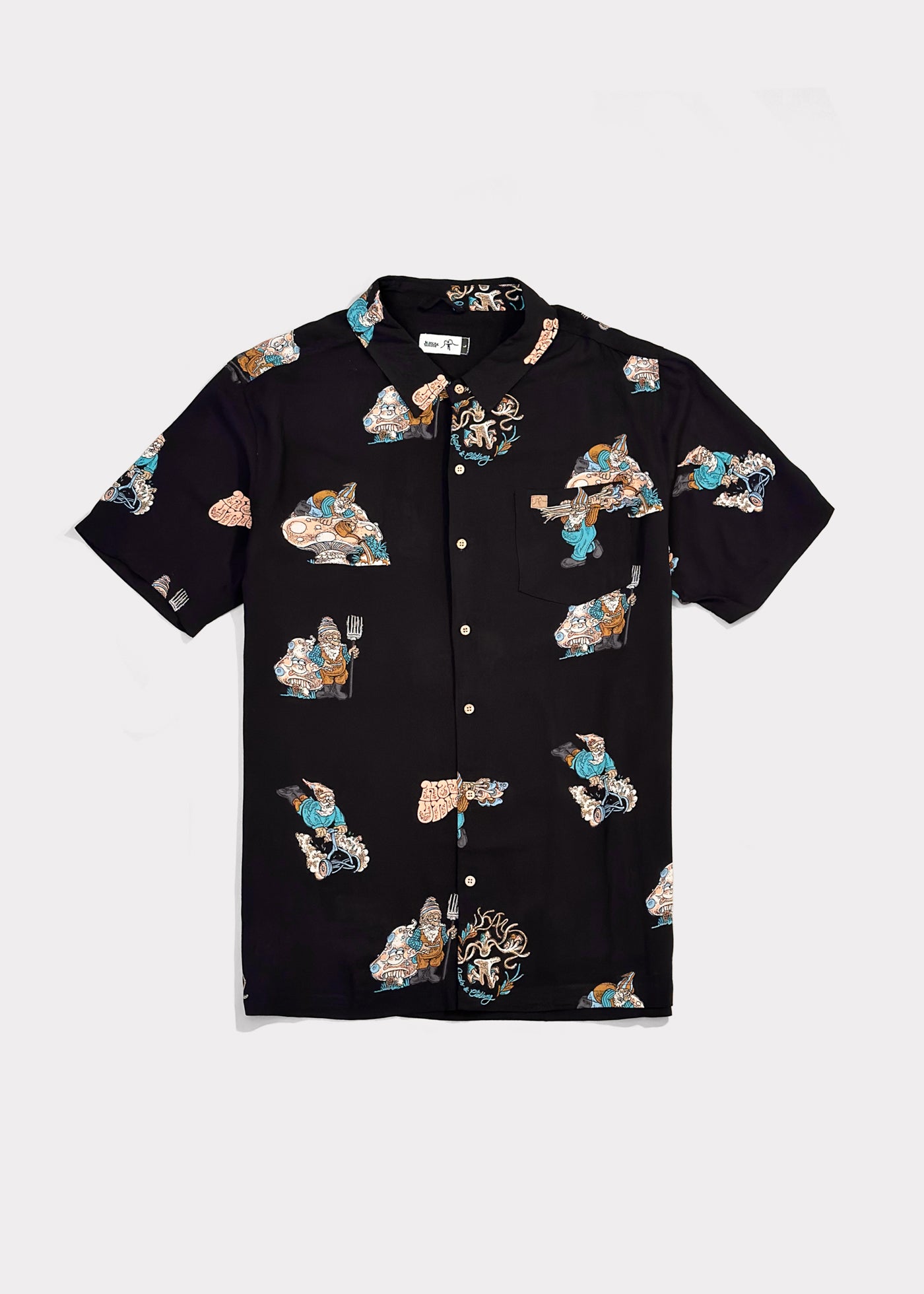 Guayabera Garden Black