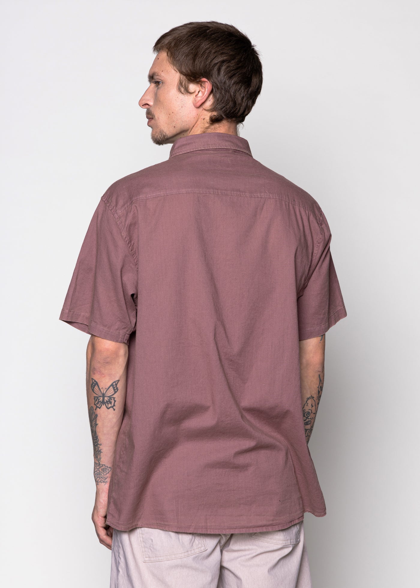 Camisa Cotton Solid Taupe