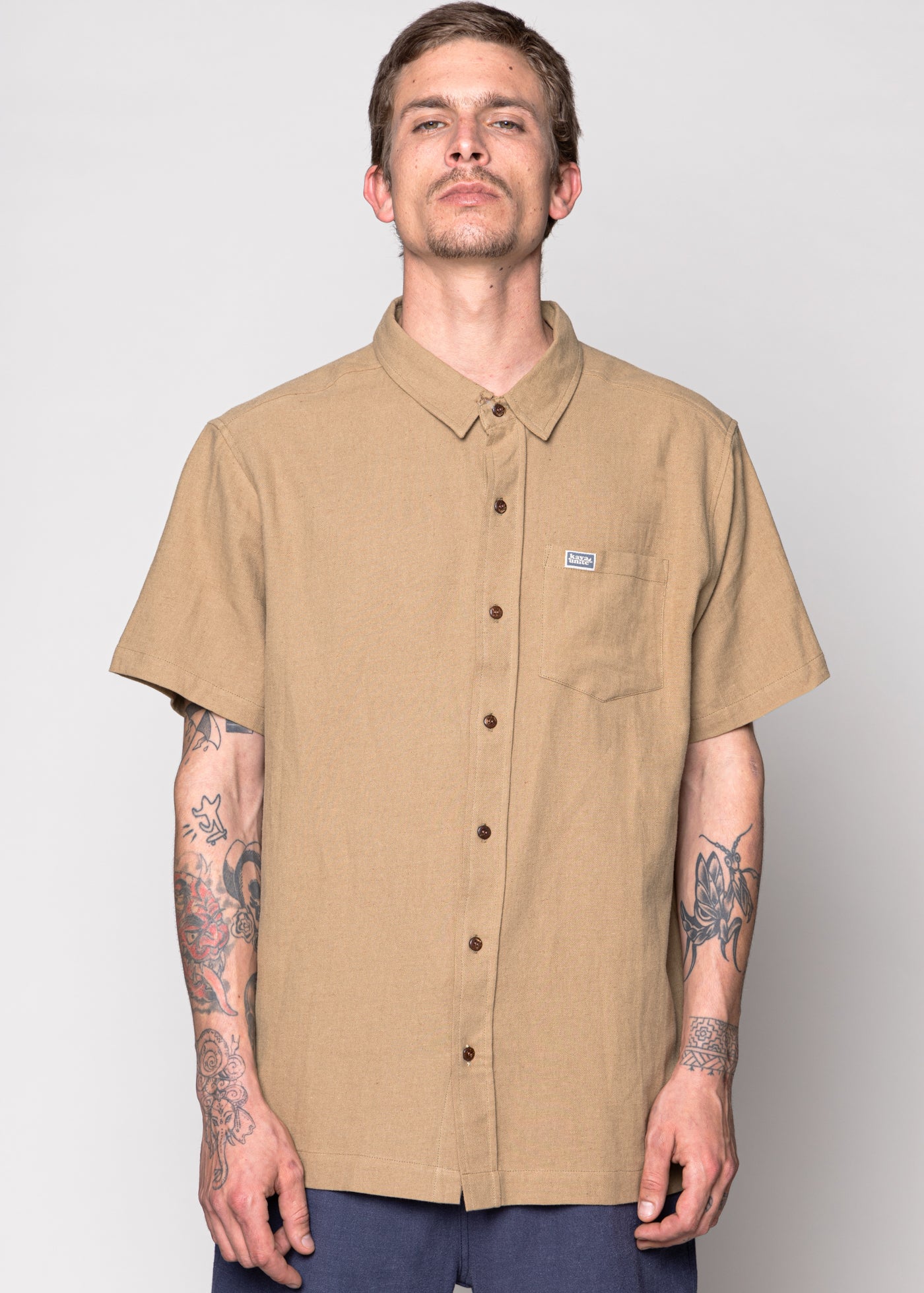 Camisa Lino Solid Seed