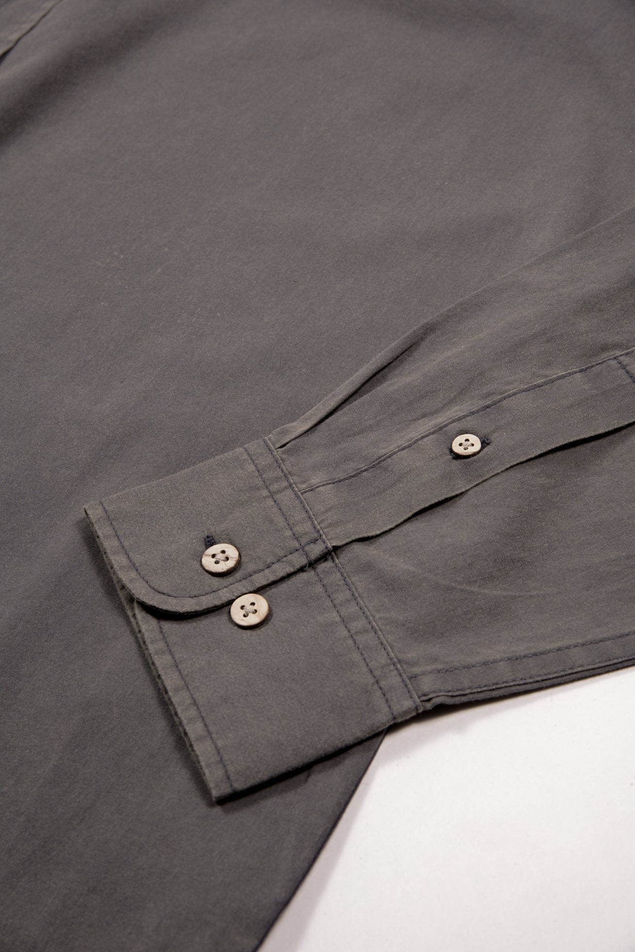 Camisa Long Cotton Grey