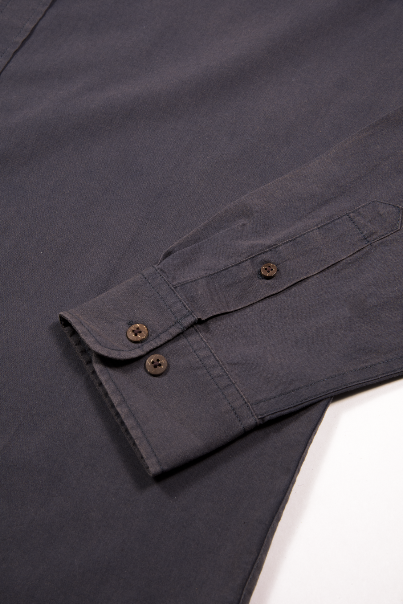 Camisa Long Cotton Navy