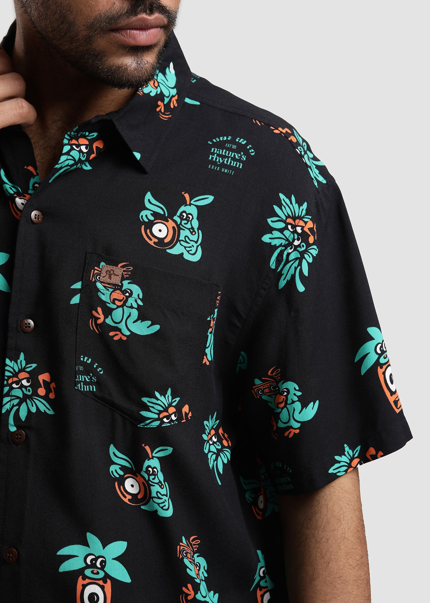 Guayabera Tuna - Negro