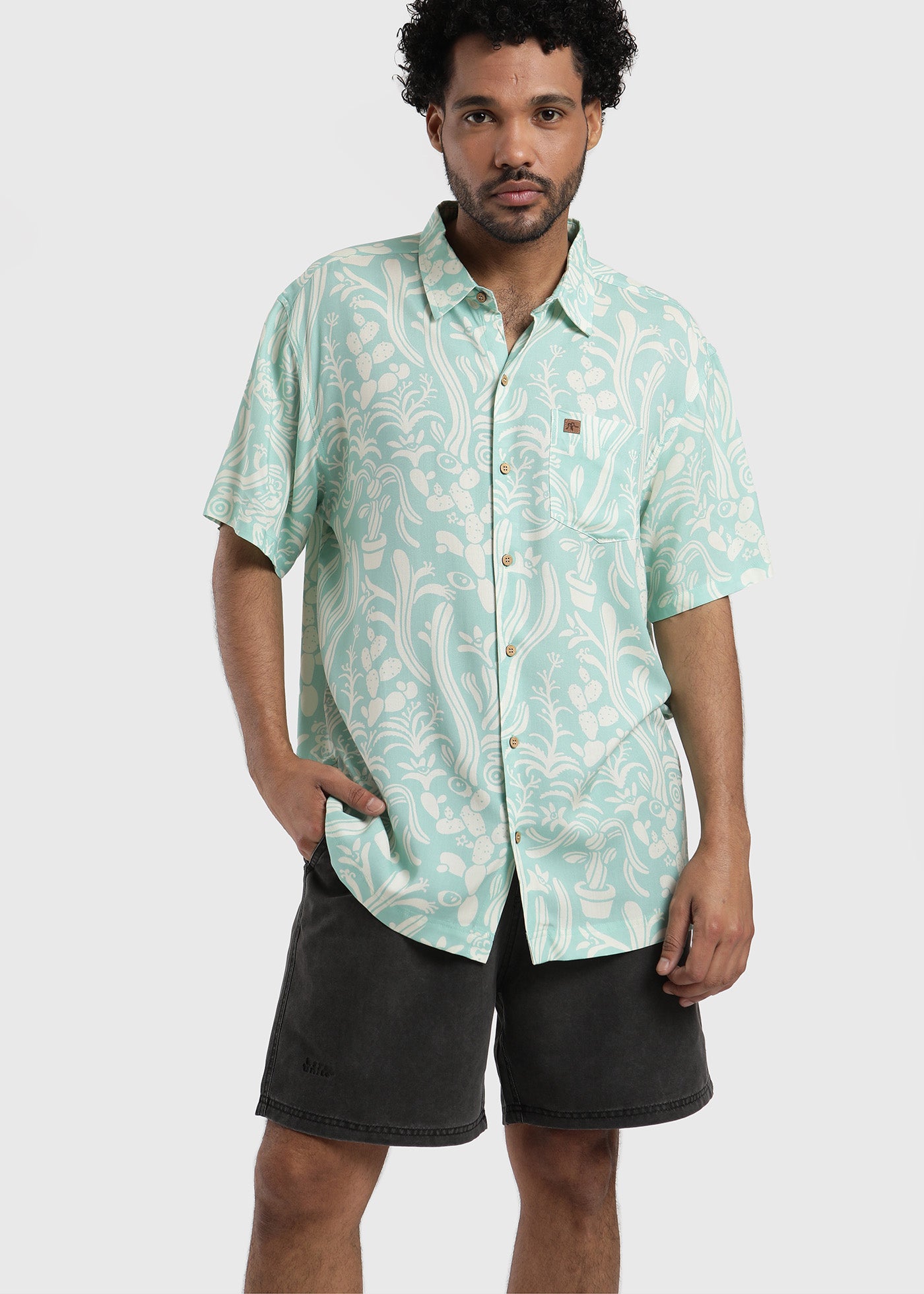 Guayabera Froogy - Aqua
