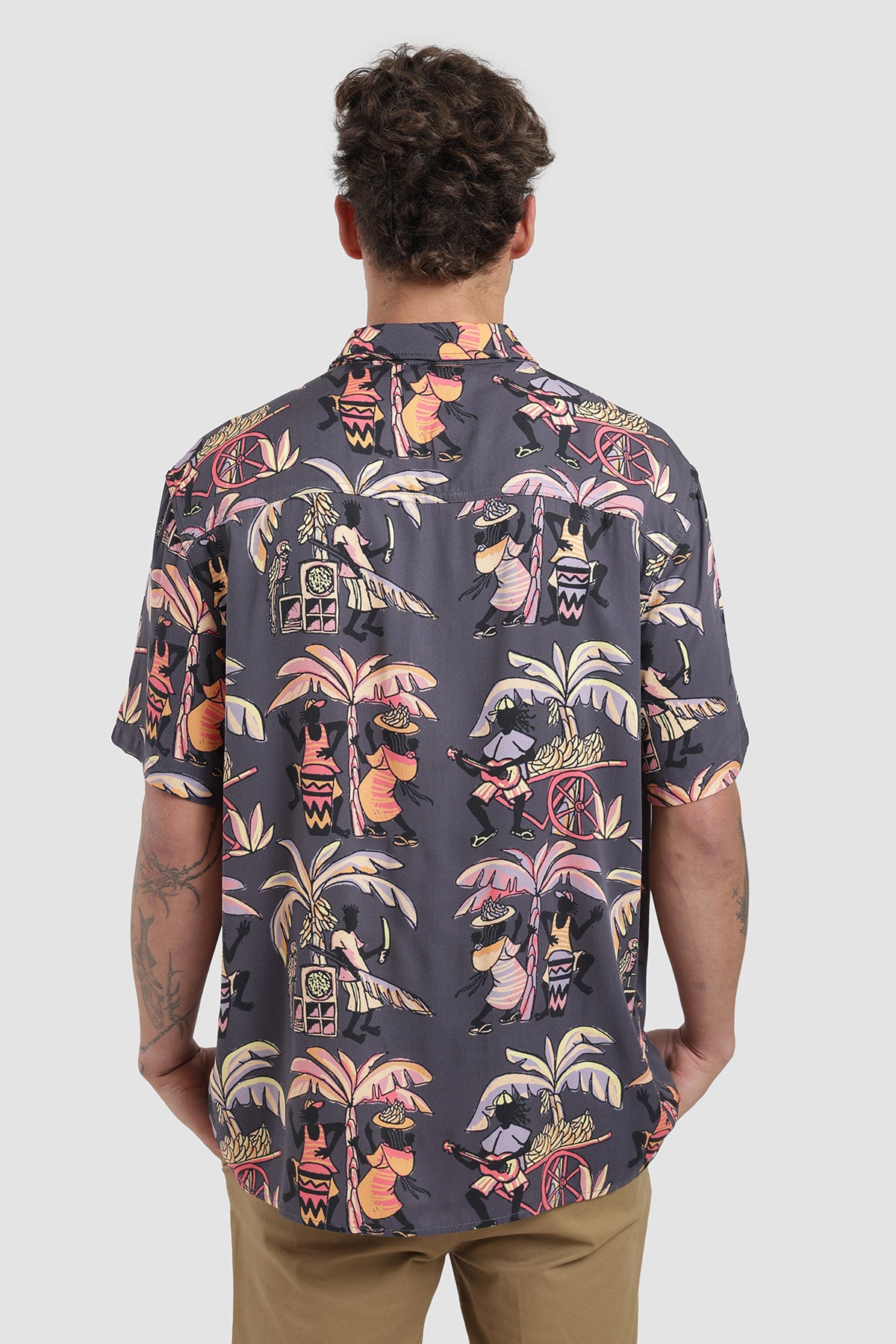 Camisa Manga Corta Guayabera Bossa Hombre - Azul Marino