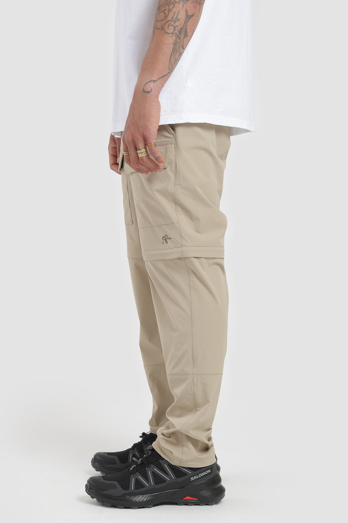 Pantalón Cargo Hiker Desmontable Hombre - Beige