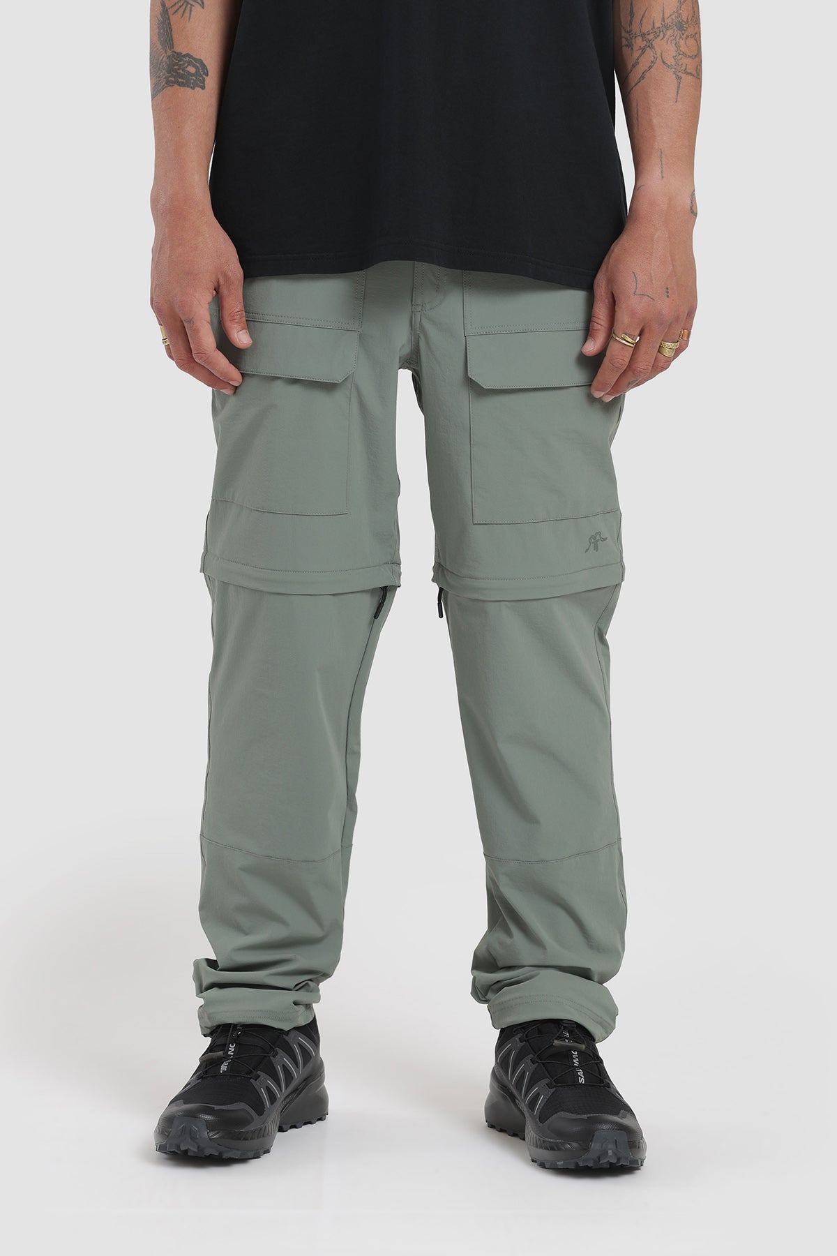 Pantalón Cargo Hiker Desmontable Hombre - Oliva