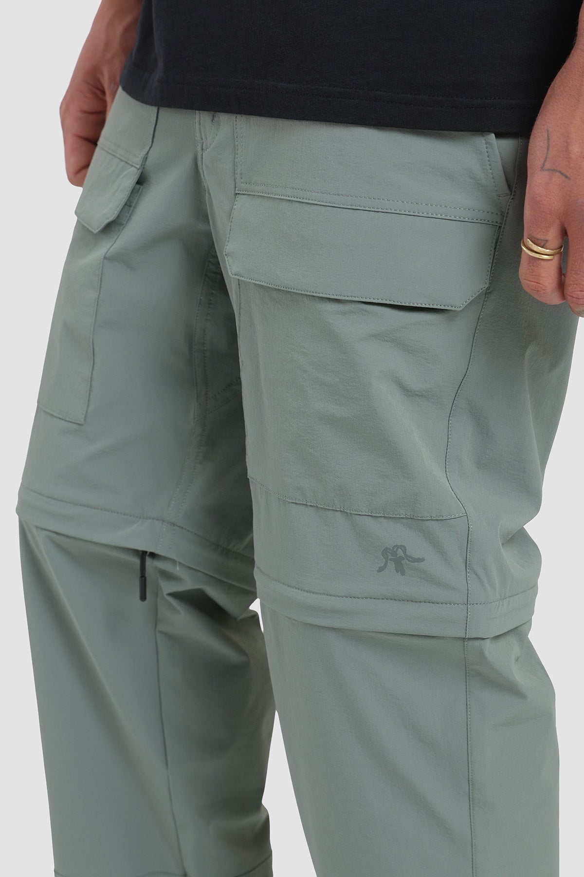 Pantalón Cargo Hiker Desmontable Hombre - Oliva