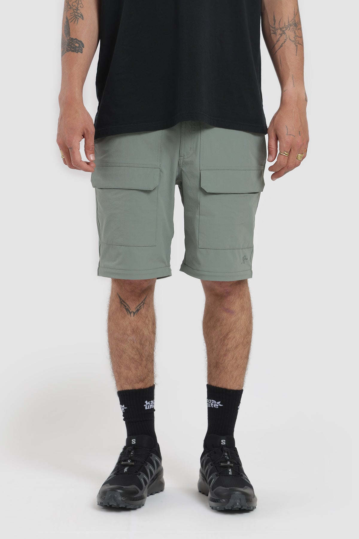 Pantalón Cargo Hiker Desmontable Hombre - Oliva