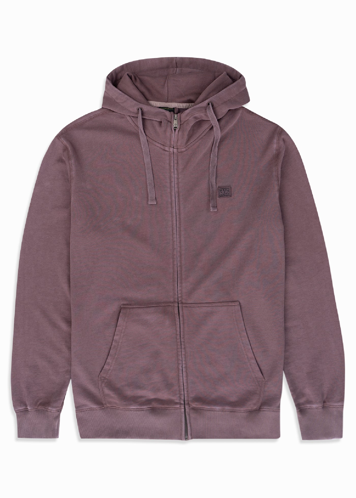 Polerón Full Zip Solid Plum