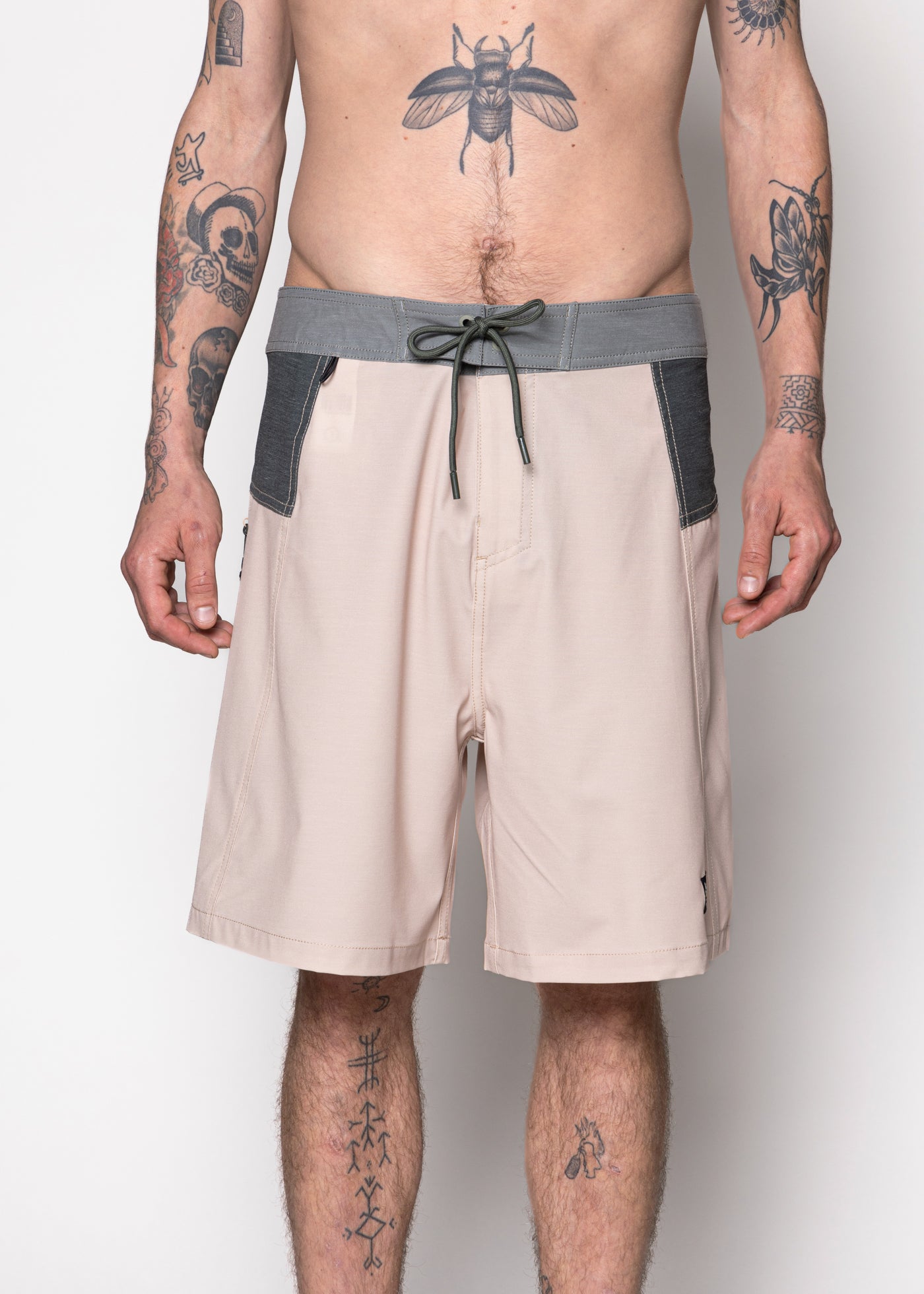 Traje de Baño Boardshort Nylon Solid Hombre - Sand