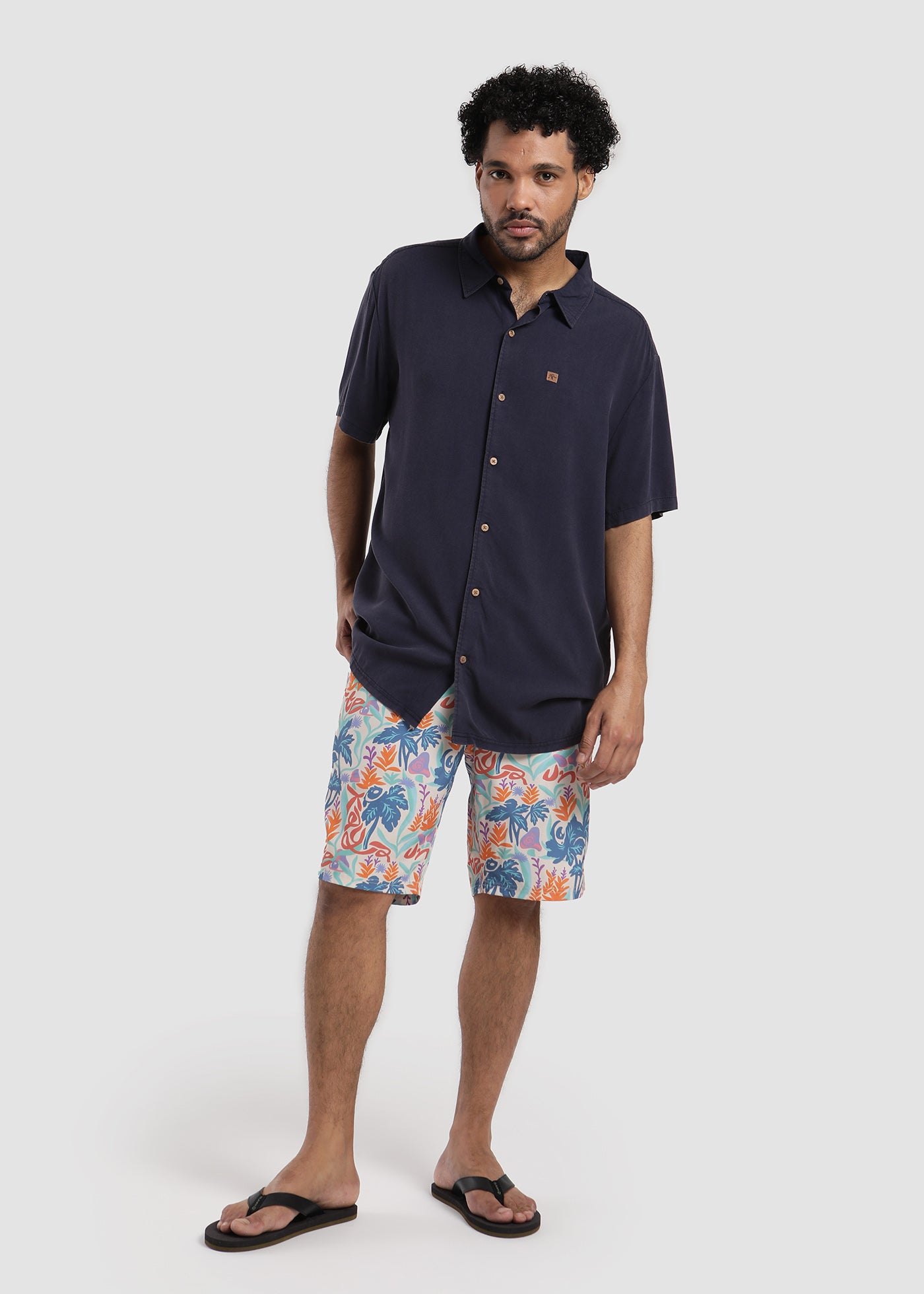 Traje de Baño Boardshort Tropic - Bone
