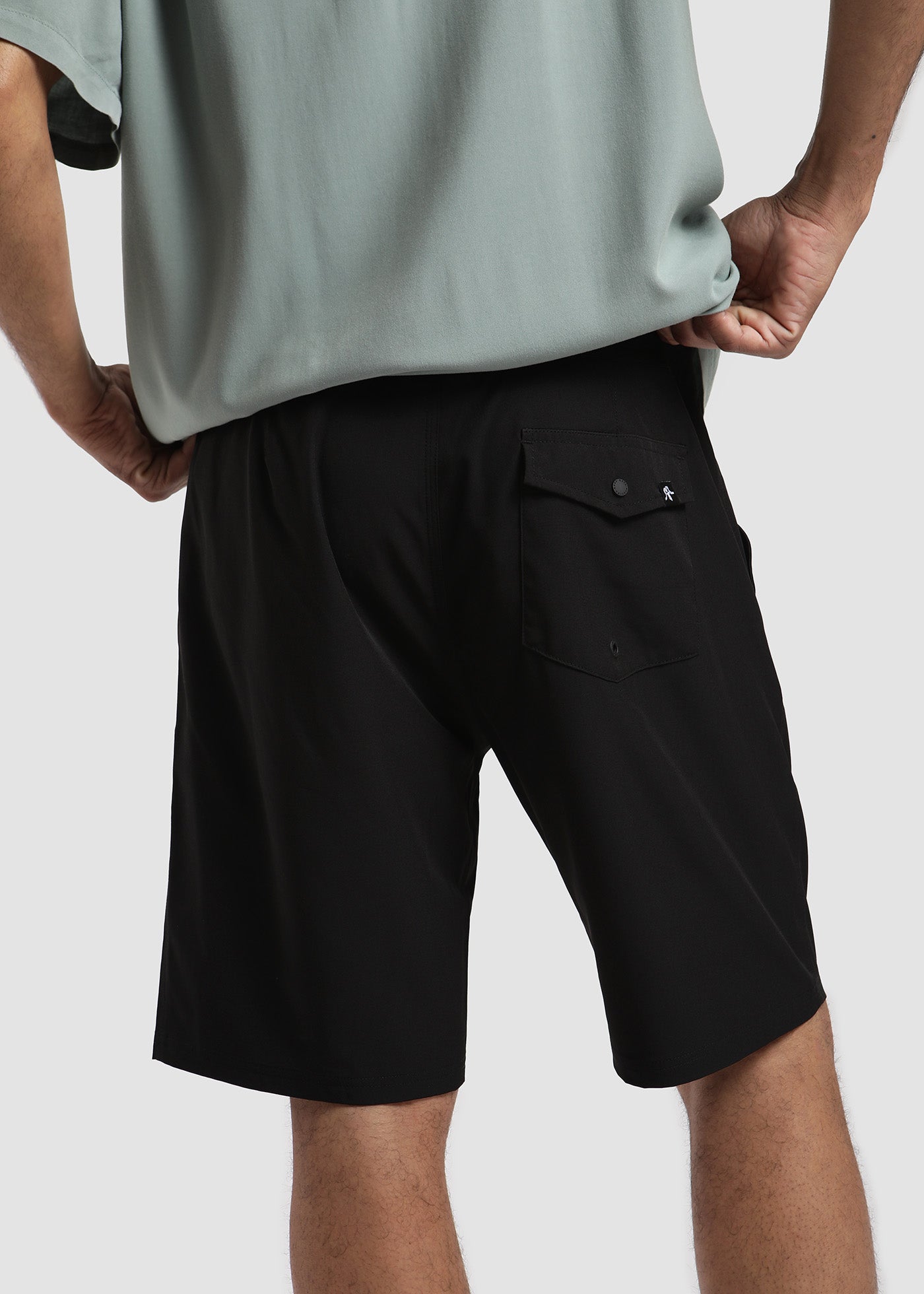 Traje de Baño Boardshort Solid - Negro