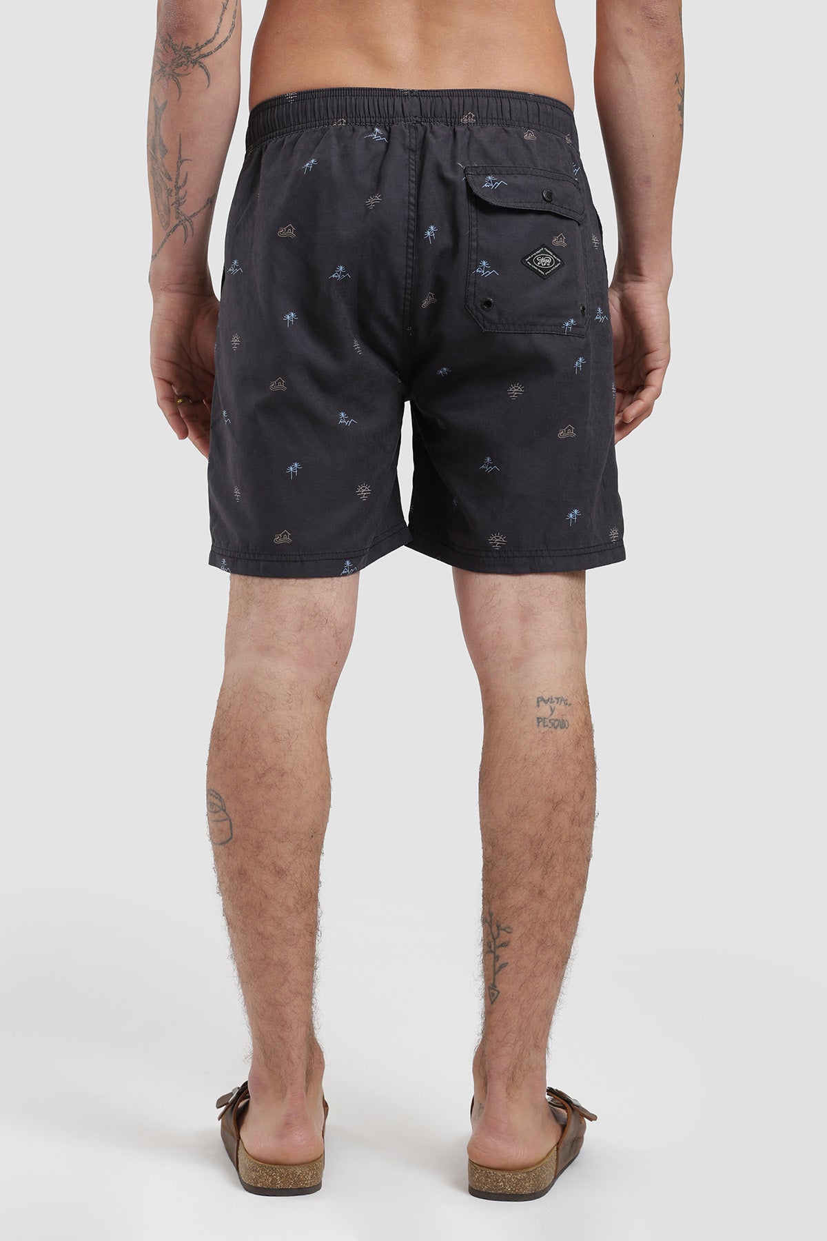 Traje De Baño Volley Diseño Micro Hombre - Negro