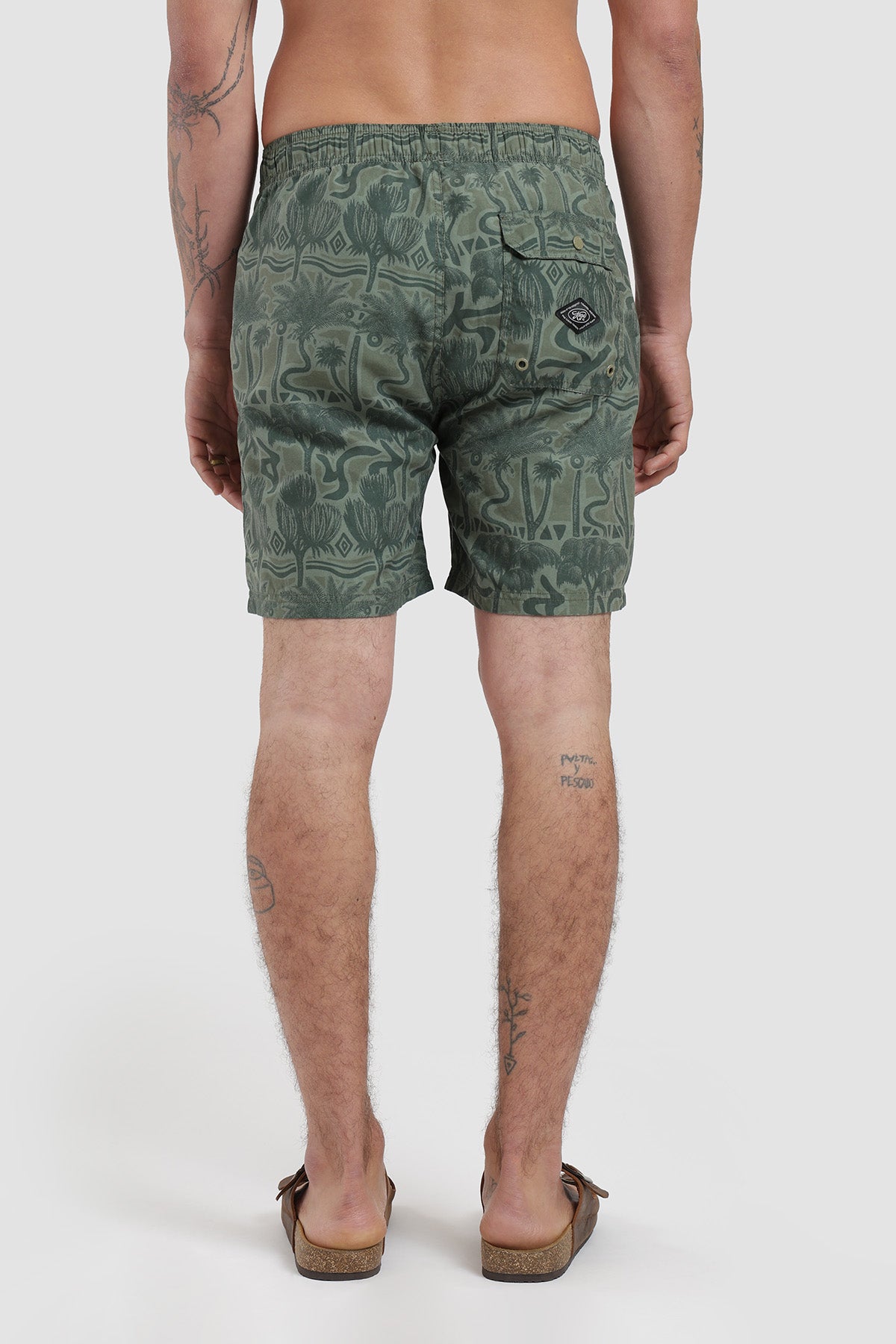Traje De Baño Volley Diseño Palms Hombre - Camuflado